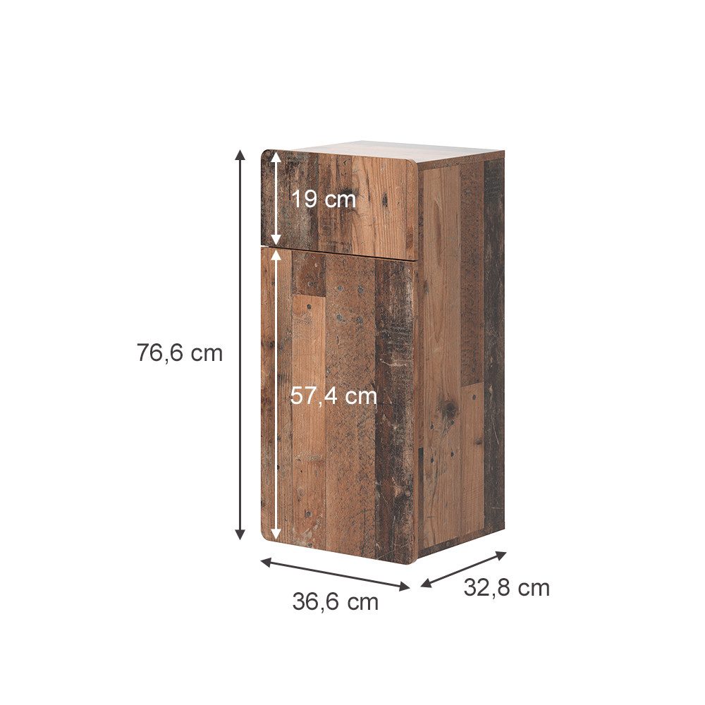 Vicco Midischrank Izan, Oldstyle, 36.6 x günstig online kaufen