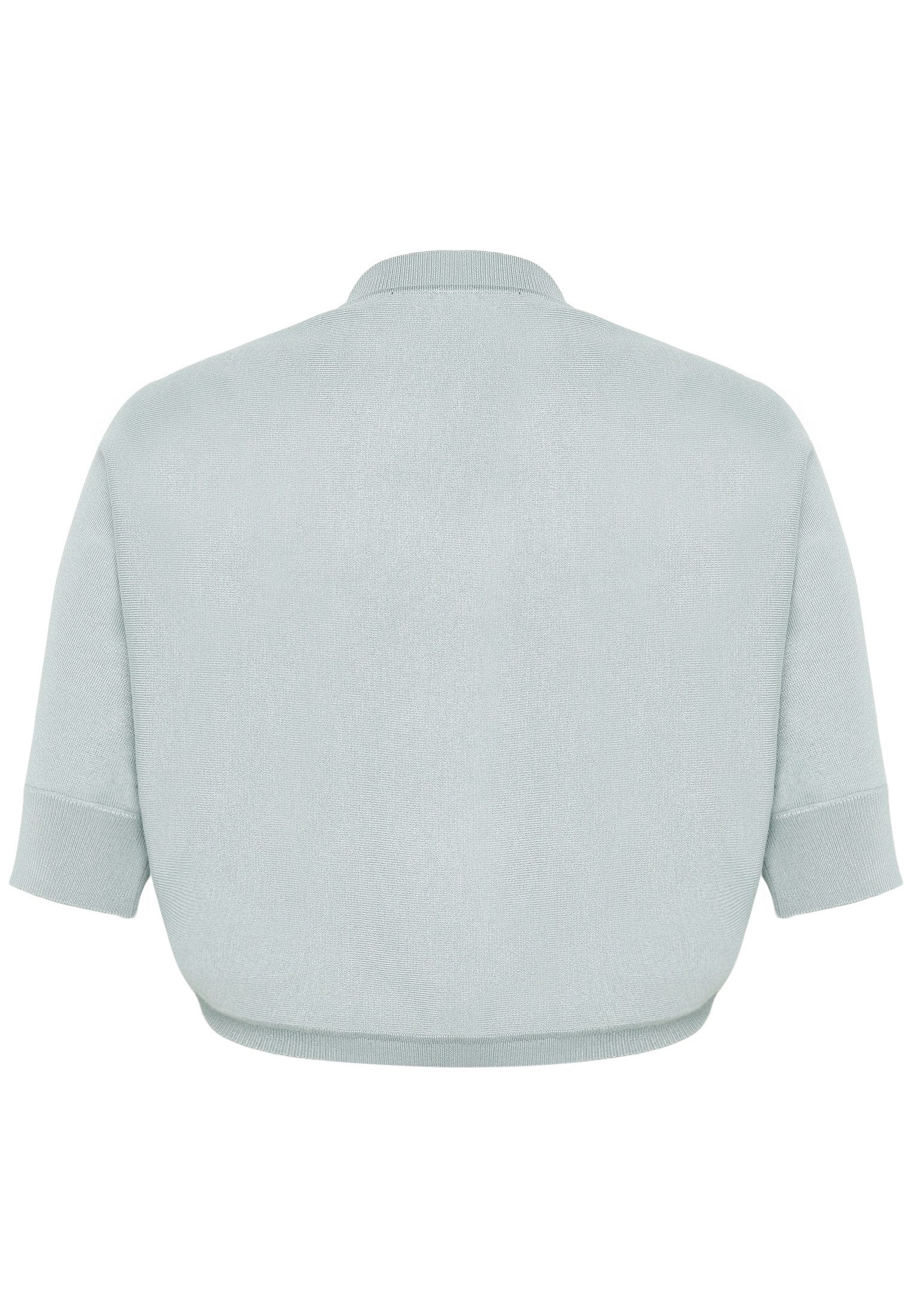 Zero Strickjacke Damen kurzarm (1-tlg) Plain/ ohne Details