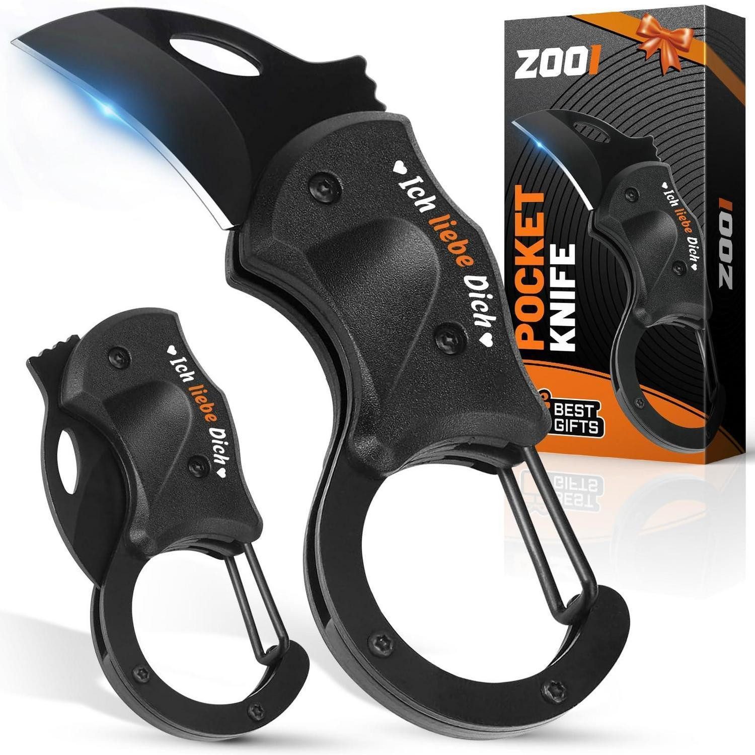 LuxusKollektion Taschenmesser Taschenmesser EDC Outdoor Multitool Karabineranhänger, (1 St)