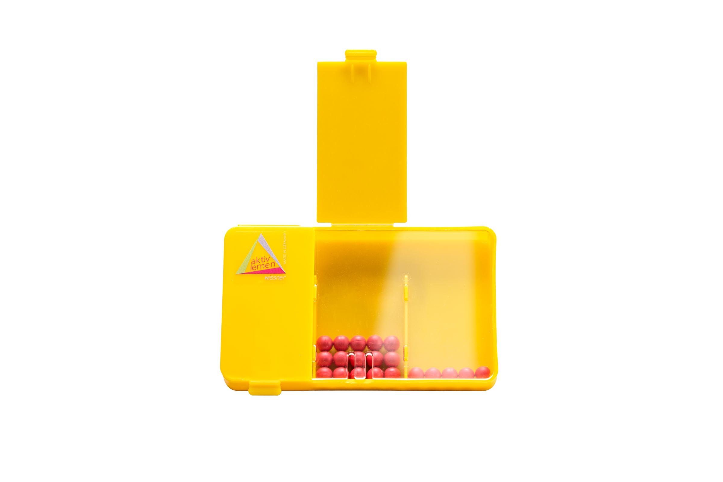 Wissner® aktiv lernen Lernspielzeug Zahlenzerlegungsbox 20 Kugeln, Splitbox Schüttelbox Mathe lernen (1-St)