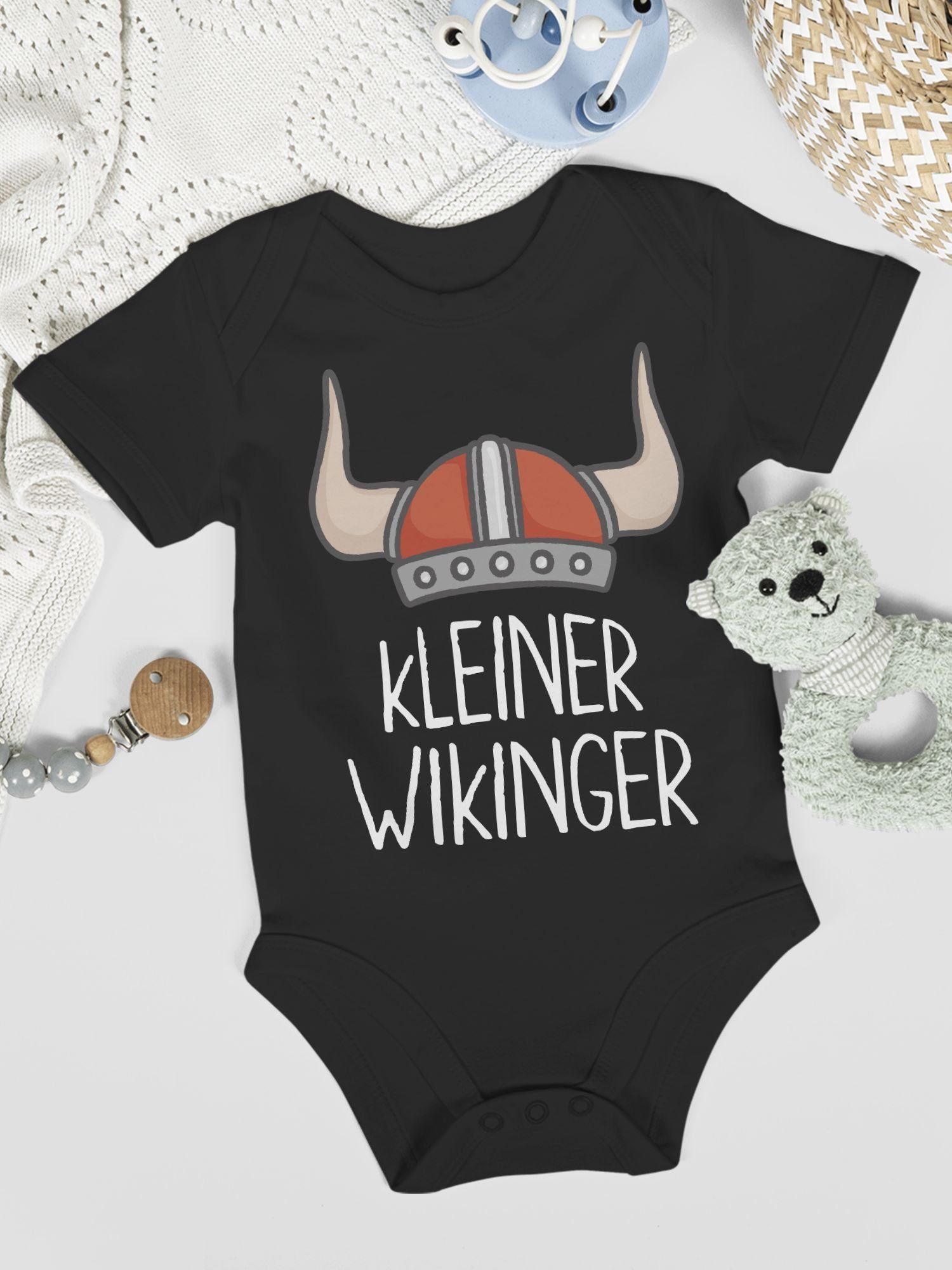 Shirtracer Wikinger Wikinger & Shirtbody Walhalla kleiner 1 weiß Schwarz Baby