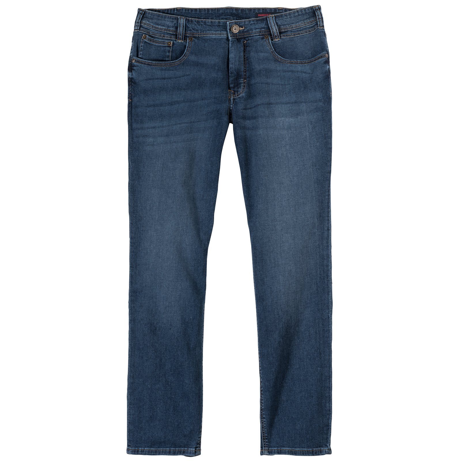 Paddock's Stretch-Jeans Paddock's Jeans medium XXL leicht Pipe blue moustache