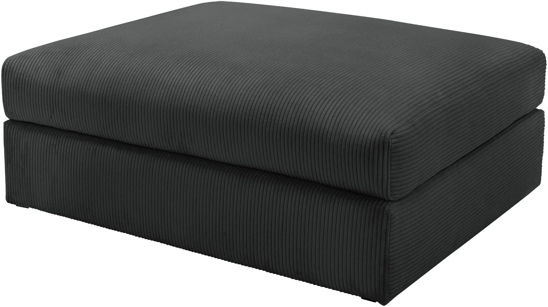 Home affaire Polsterhocker Soft&Cosy XXL, B: 125 cm - OTTO. Verlässliche Qualität., Mega-Hocker, in Cord oder Chenille-Struktur wählbar