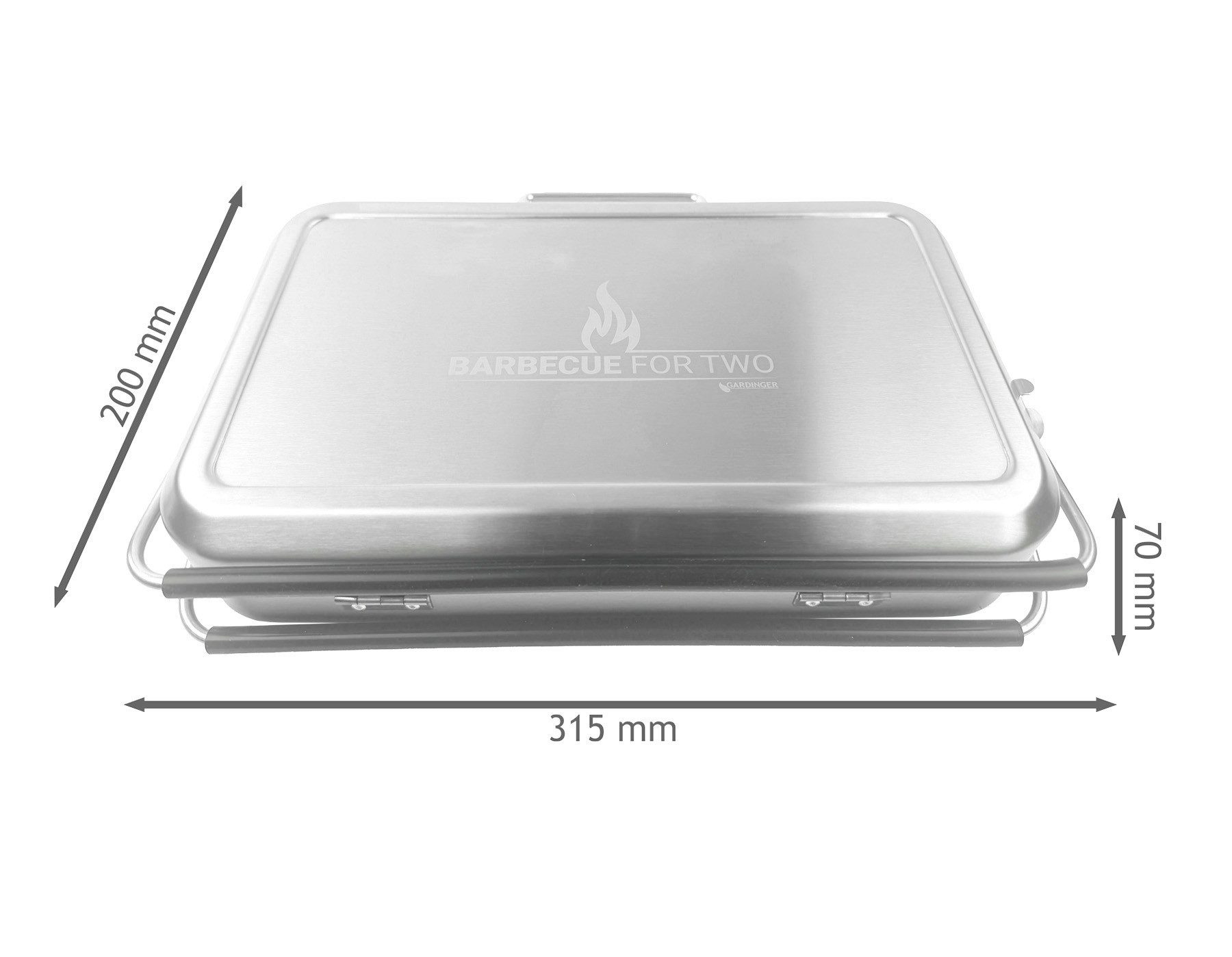 GARDINGER Gasgrill Camping Gasgrill BBQ42 Gaskartusche 450 g EN 417 Sicherheitsanzünder, Aktions-Set, (LxBxH) 310x200x70 mm
