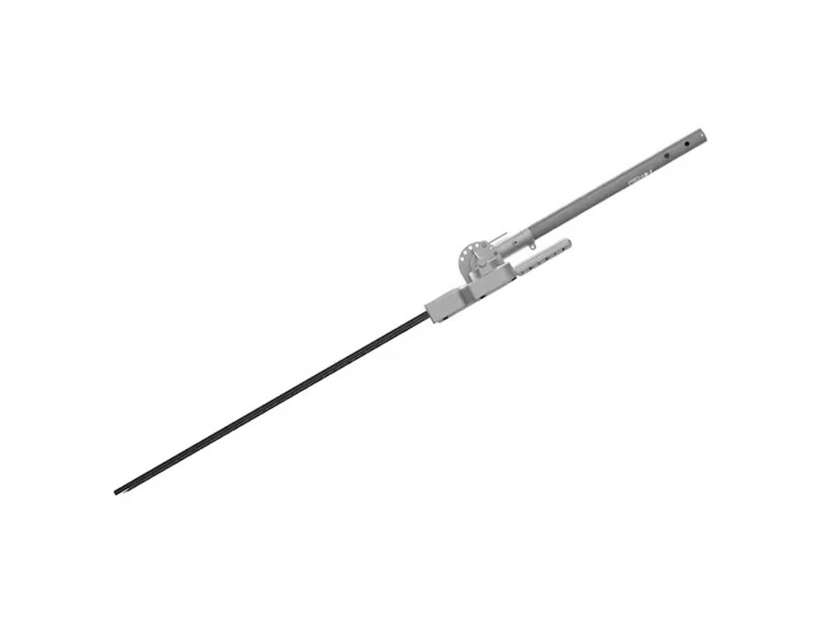 DeWalt Heckenschere Flexvolt Aufsatz fuer DCMAS57, 55 cm Schwertlänge inkl. Gelenkkopf 135°