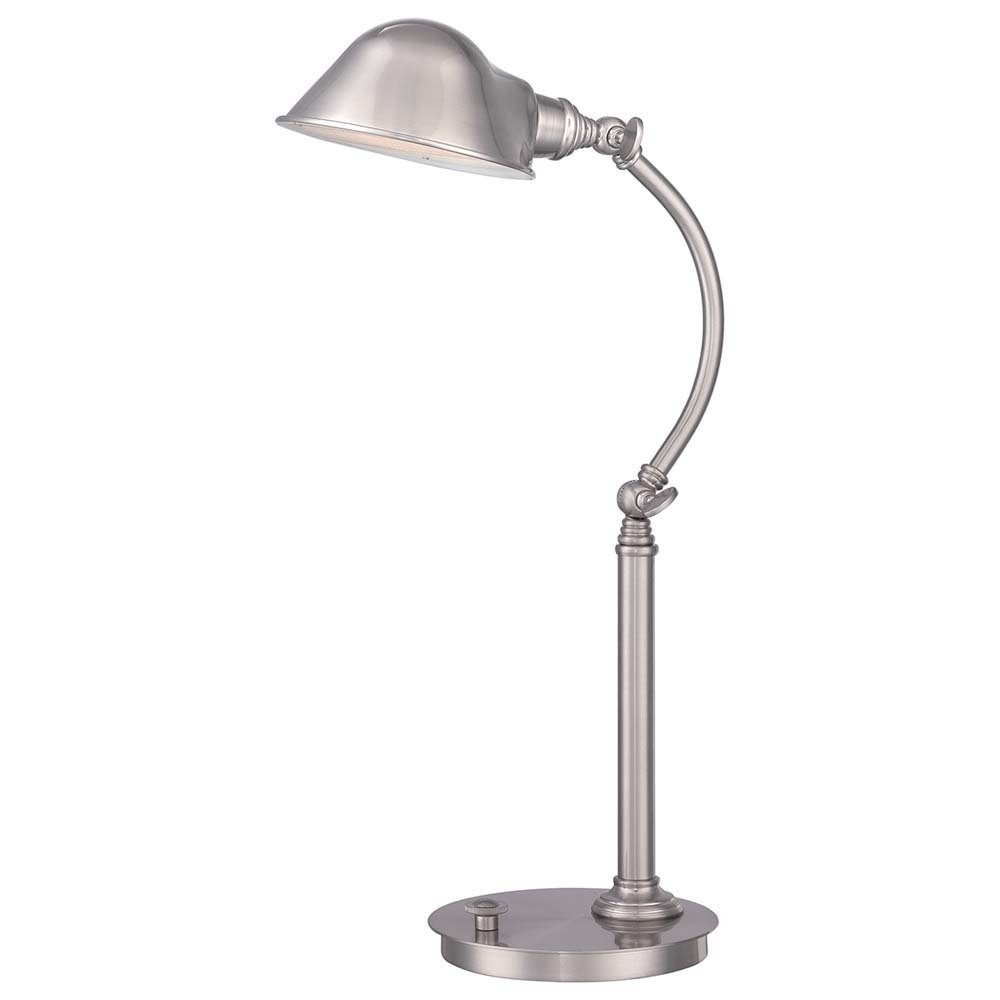 Elstead LIGHTING Schreibtischlampe, LED-Leuchtmittel fest verbaut, Farbwechsel, Neutralweiß, Kaltweiß, Warmweiß, Tageslichtweiß, Tischlampe Schreibtischlampe LED Beistelllampe Nachttischlampe