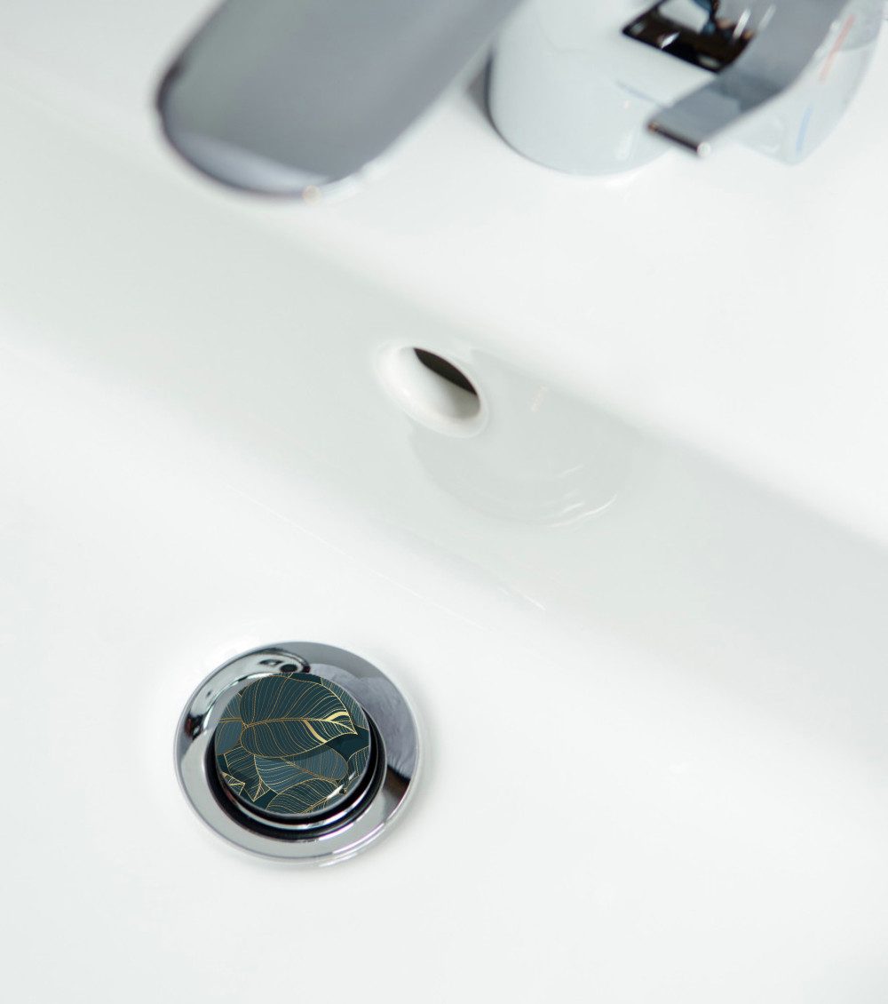 Sanilo Waschbeckenstöpsel mit Motiv, viele schöne Abflussstöpsel zur Auswahl, Ø 4 cm, hochwertig, universell, 100% wasserdicht