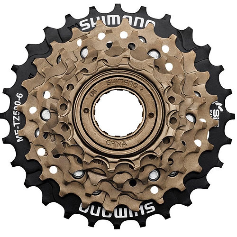 Zahnkranz Shimano Zahnkranz HG 6-fach 14-28T MF-TZ500 bronze - Zuverlässiger Sch