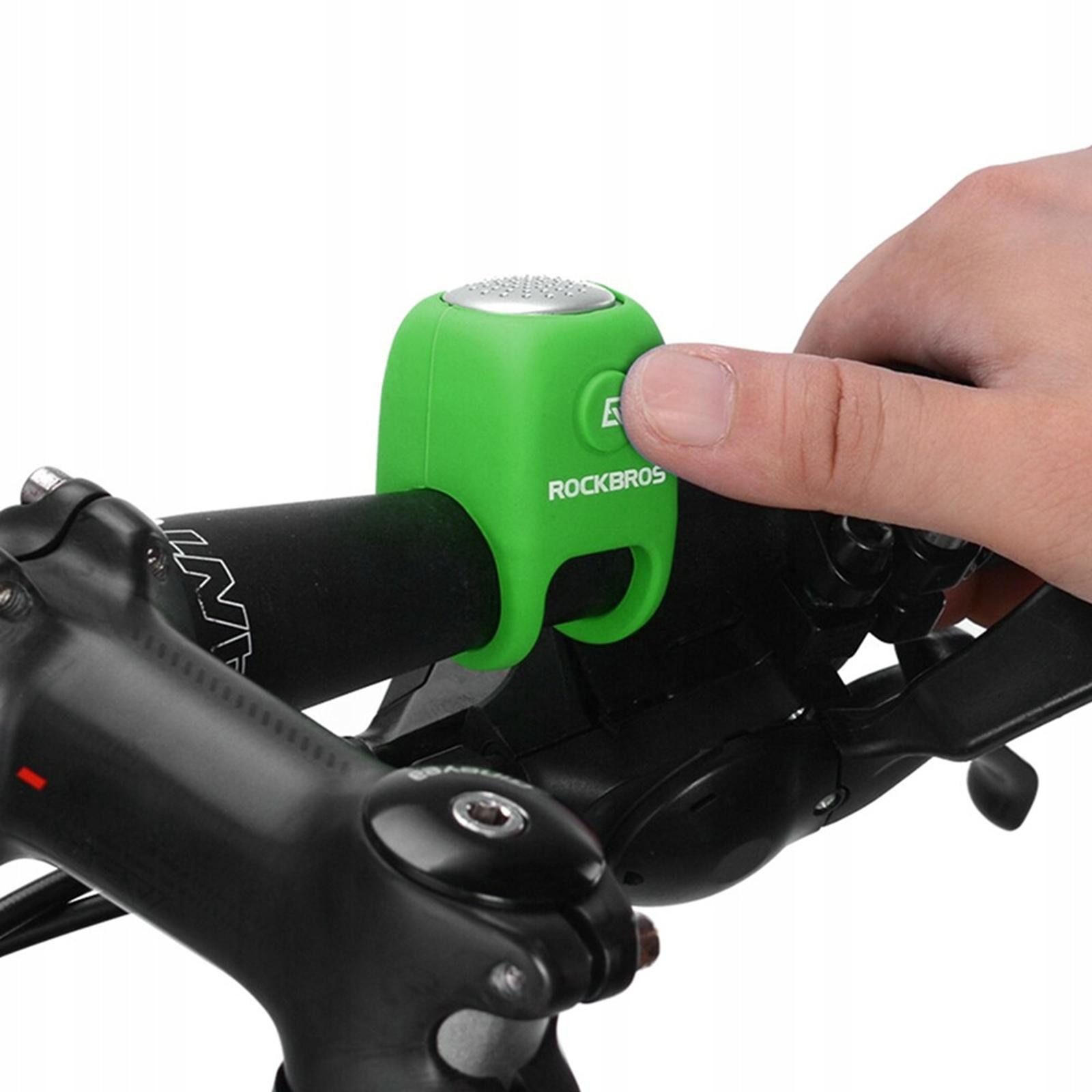 ROCKBROS Fahrradklingel MTB Rennrad E-Bike Lenker Fahrradklingel, Elektrische Hupe Laut Mini Alarm Signal Klingel