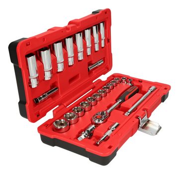 KS Tools Steckschlüssel CHROMEplus, 3/8" Satz, 27-teilig