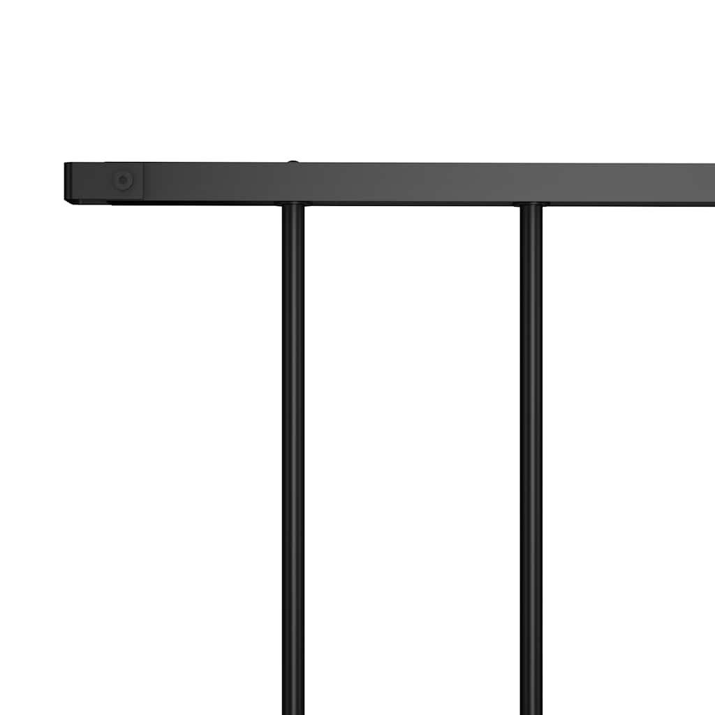 vidaXL Gartenzaun Zaunelement Woerden Pulverbeschichteter Stahl 1,7 x 0,75 m Schwarz, (1-St)