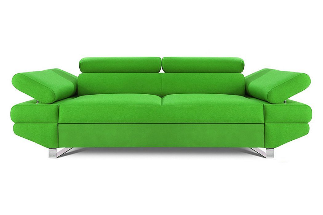 Textil JVmoebel | Designer Modern Sofa Sitzer Zweisitzer in Couch, Sofa Grün Europe Grün Grün 2 Made Stoff | Polster
