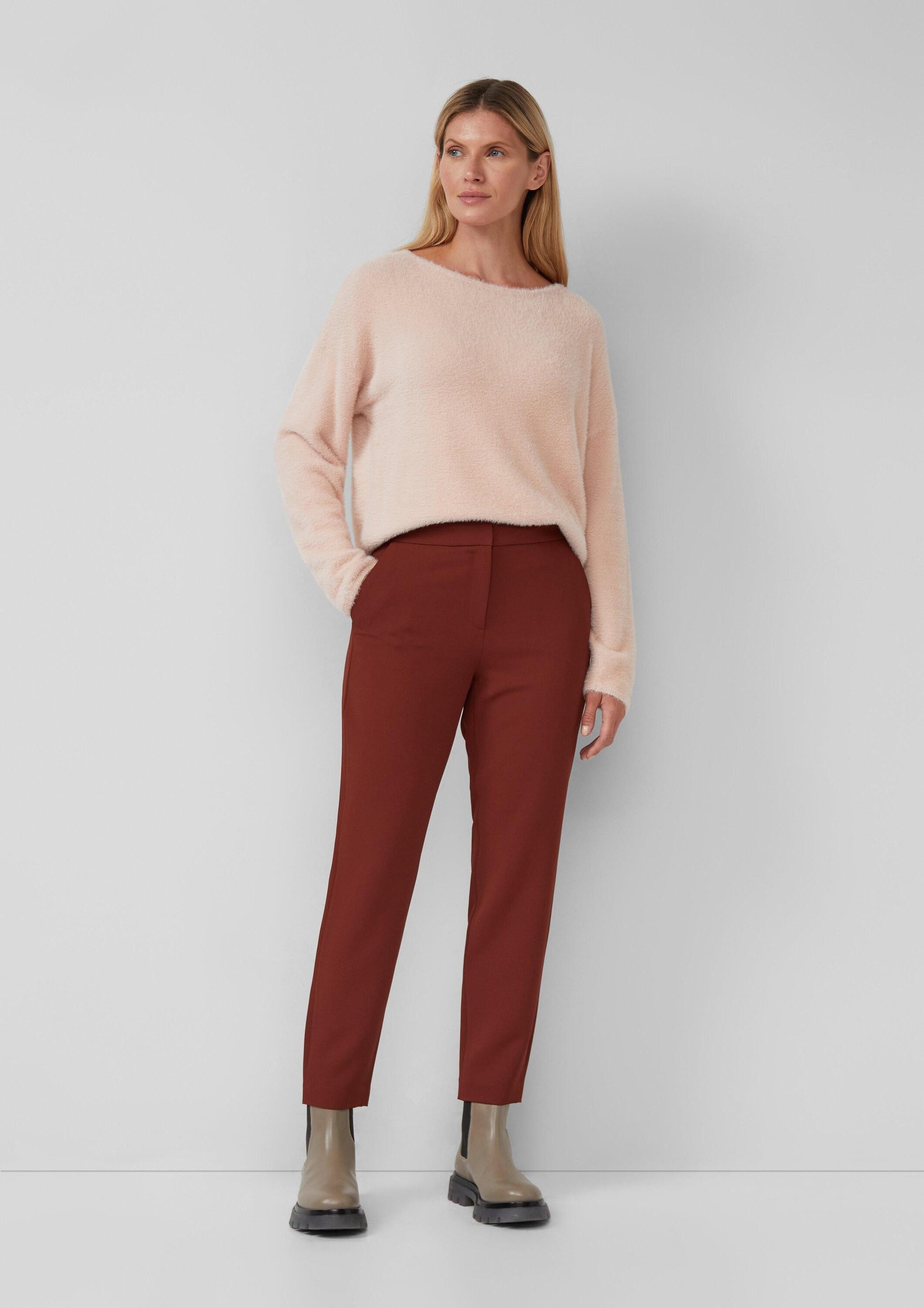 s.Oliver 7/8-Hose Hose Twill-Hose im Slim Fit mit elastischem Einsatz günstig online kaufen