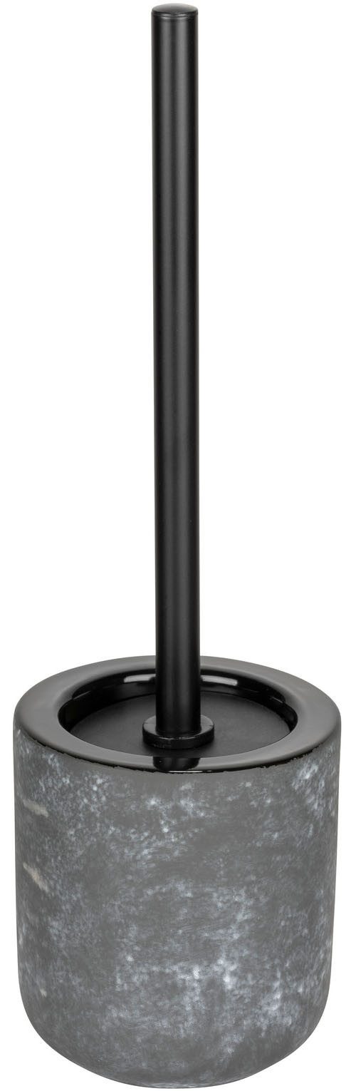 WENKO WC-Garnitur Sacile, Keramik in Beton-Optik, Toilettenbürste mit Kunst günstig online kaufen