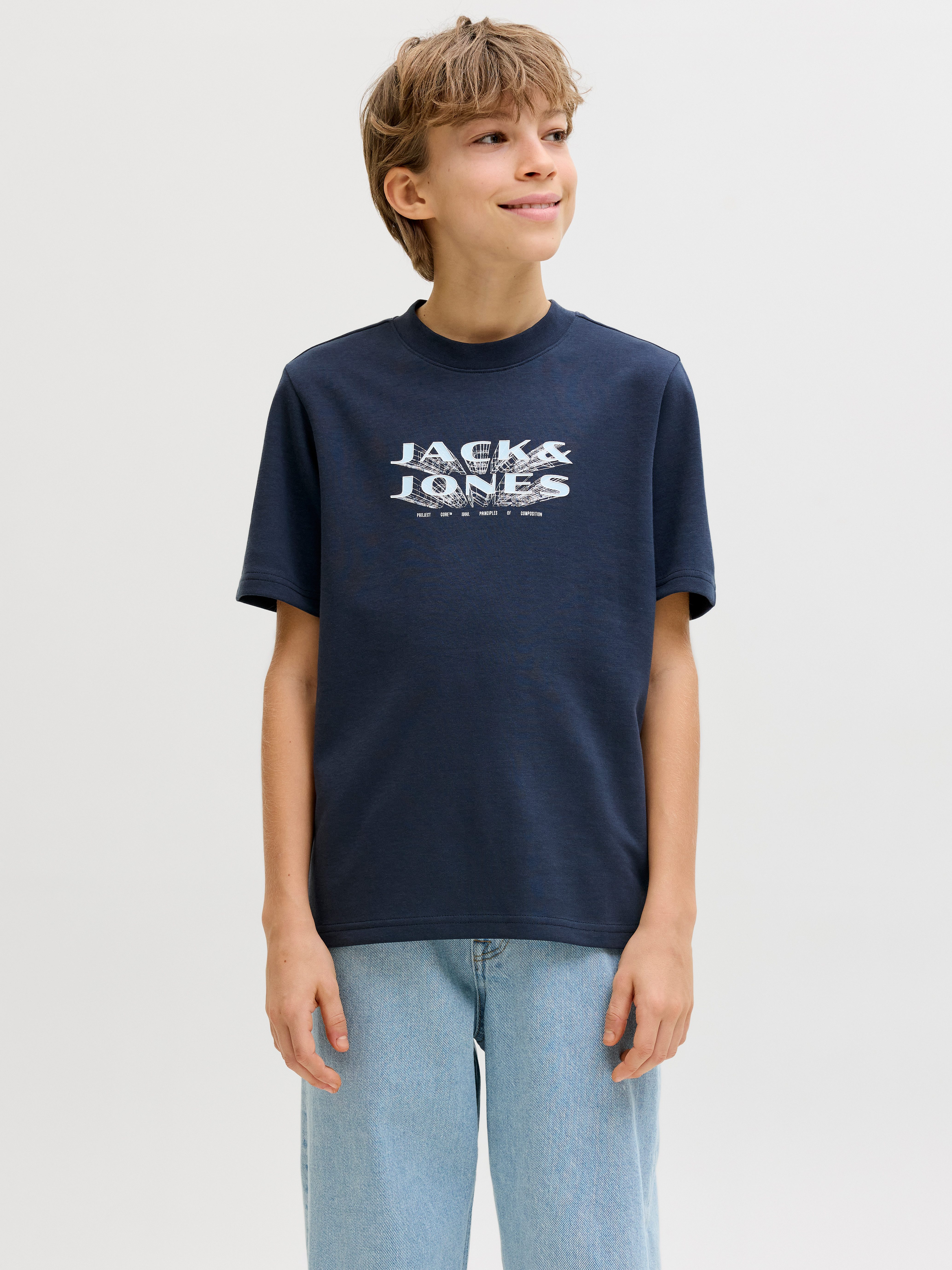 Jack & Jones Junior T-Shirt JCOFUSION JJ BRANDING TEE SS CN JNR