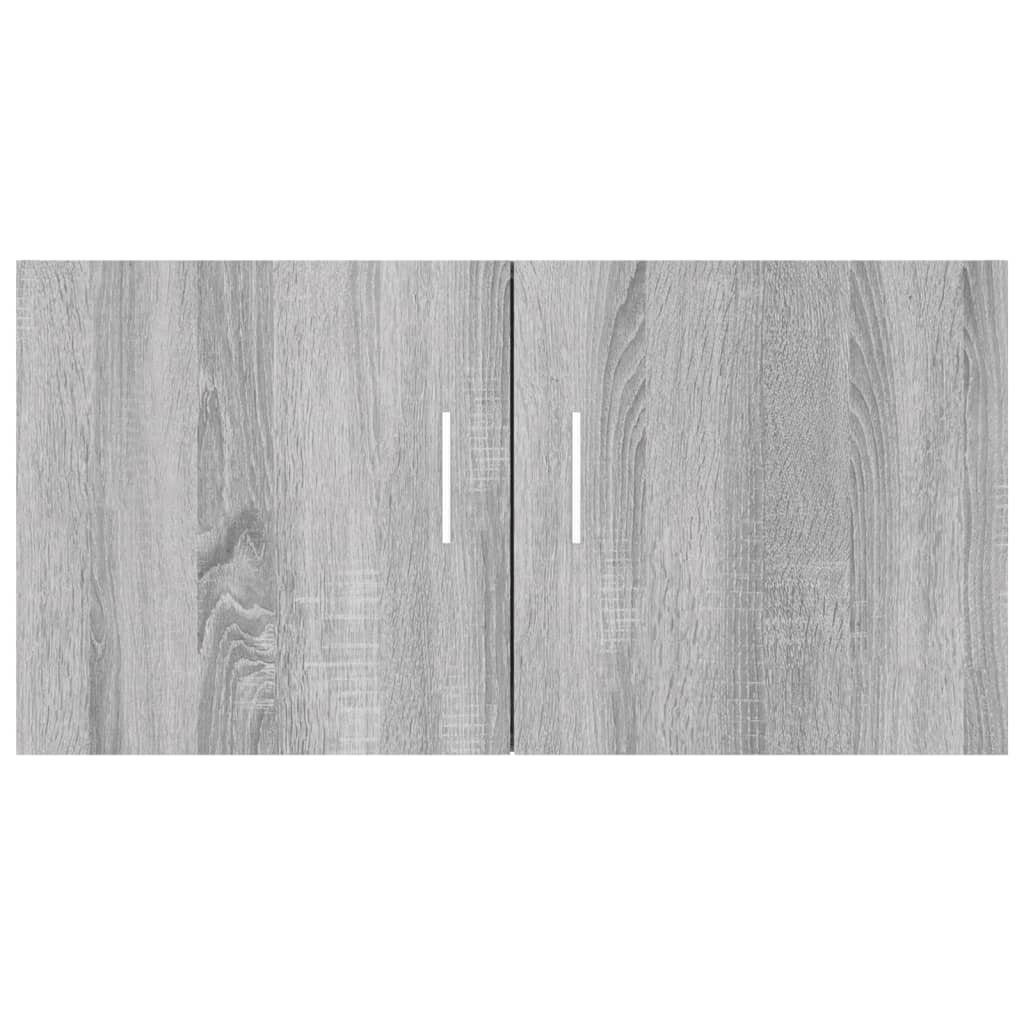 Holzwerkstoff, cm 1-tlg. 80x39x40 Grau Regal vidaXL Sonoma Wandschrank