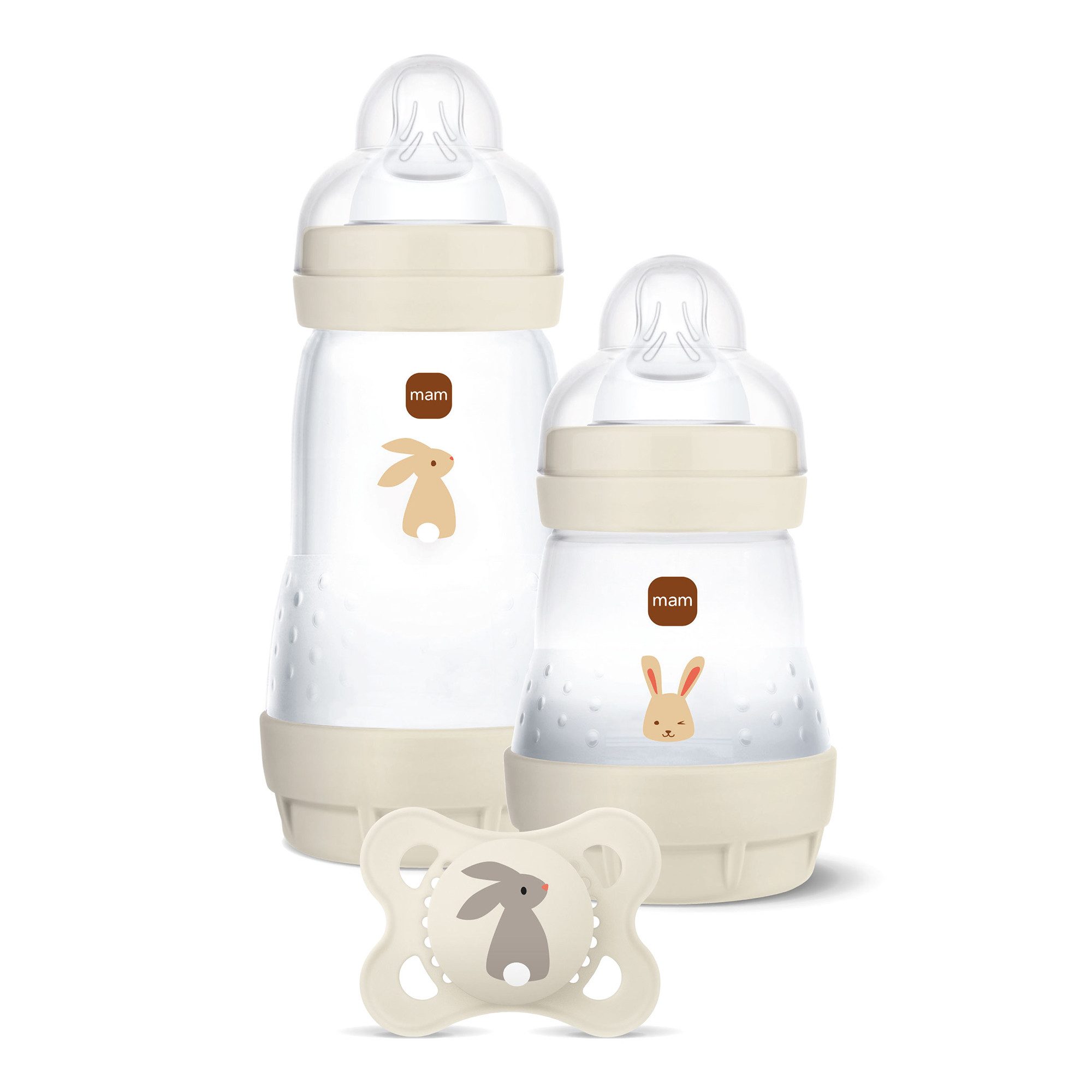MAM Babyflasche Easy-Start Starter Set S, Kleines Geschenkset Baby 3.tlg - ideal zur Geburt