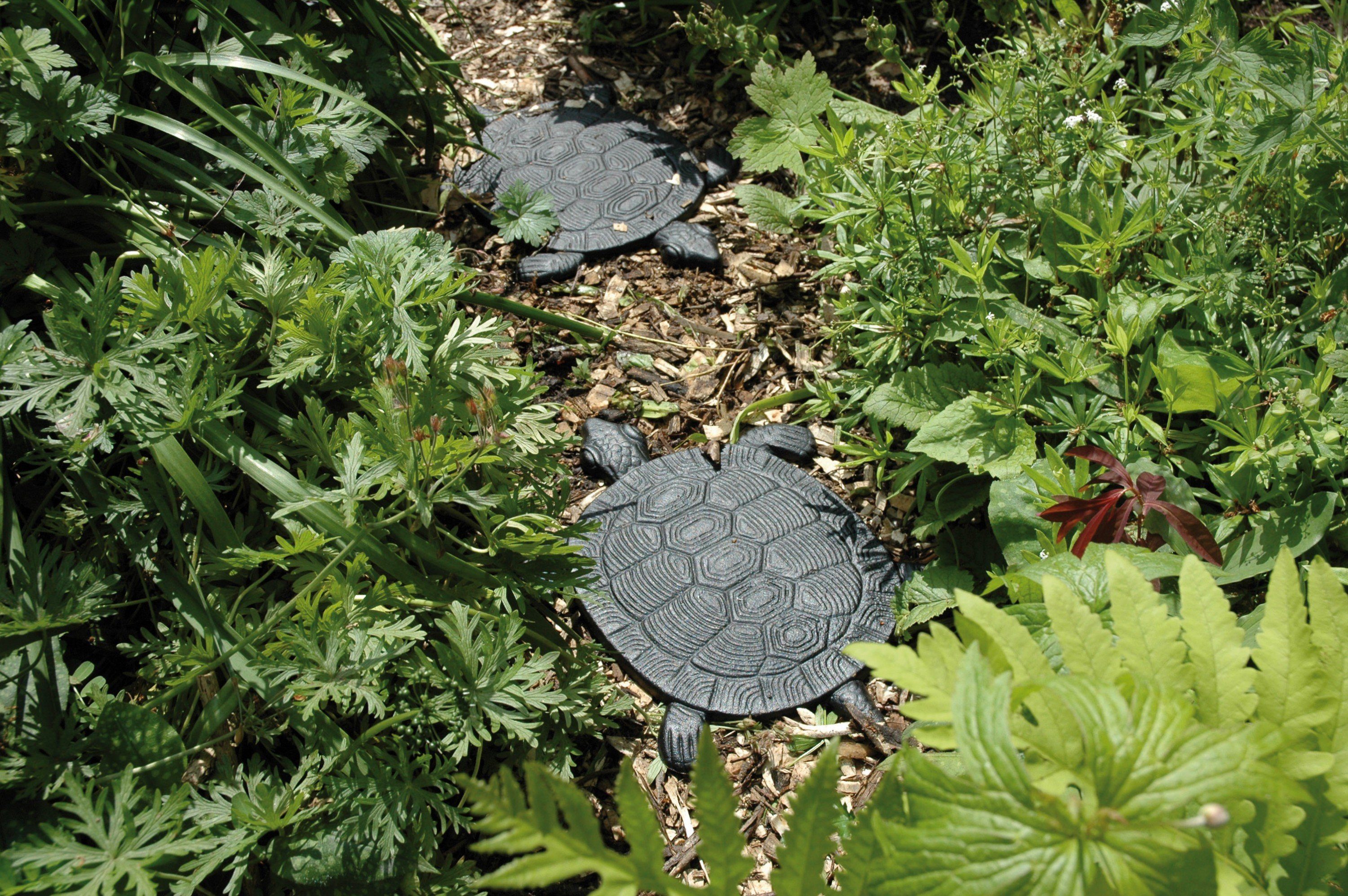 degawo Trittsteine degawo Trittplatte Garten Beetplatte Landhaus Gusseisen Schildkröte, 1 x Trittplatte Schildkröte