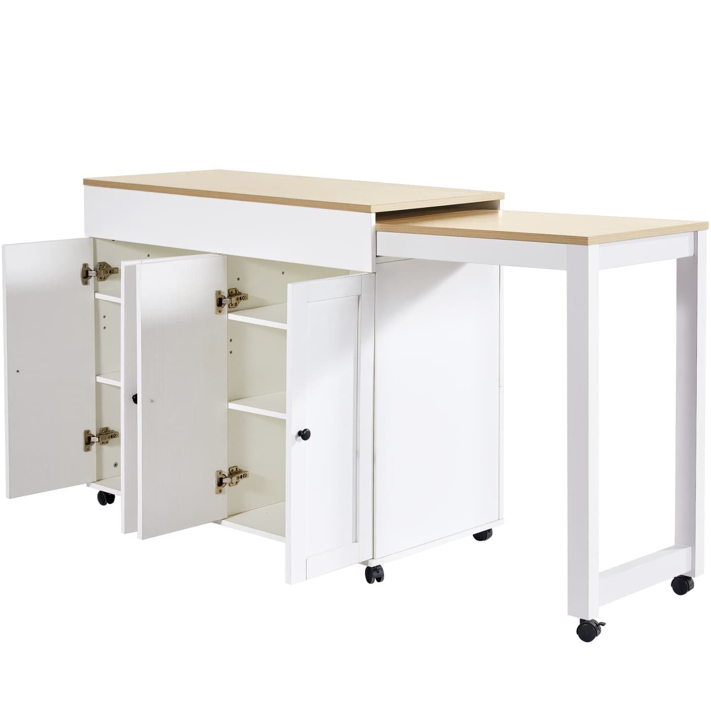 autolock Esstisch Moderner ausziehbarer Bartisch(118-180×50×94cm),Ausziehba günstig online kaufen