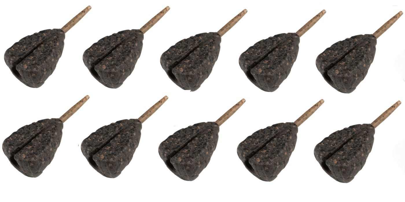 Karpfenblei Fox Edges Flat Pear Inline Lead - 10 Karpfenbleie