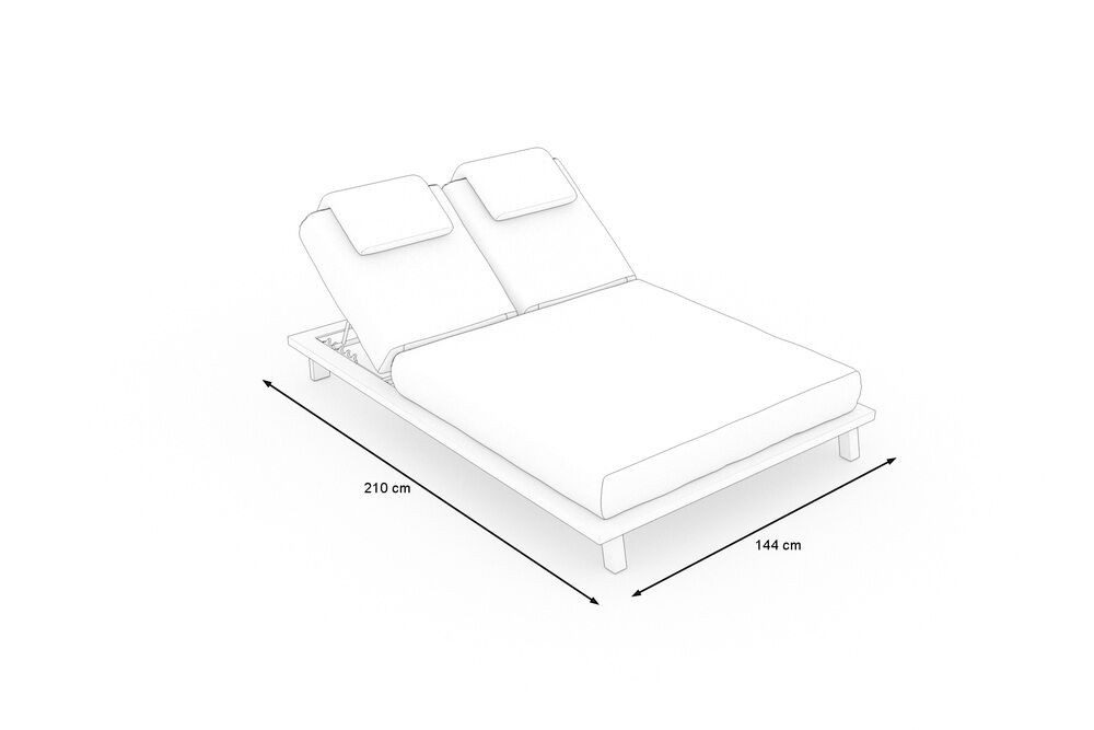 OUTFLEXX Gartenliege Blain