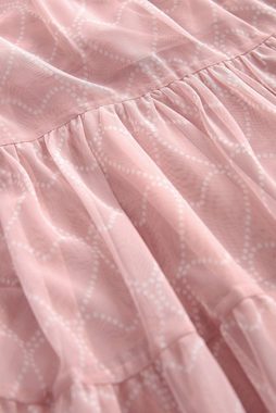 Mint Velvet Samtkleid Mint Velvet Netzstoff-Kleid mit Herzdesign (1-tlg)