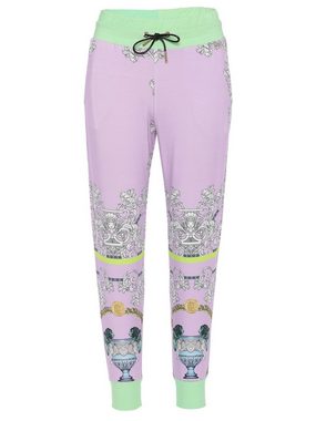 MONACO blue WEEKEND Jogger Pants Relaxhose figurumspielend mit Barockprint