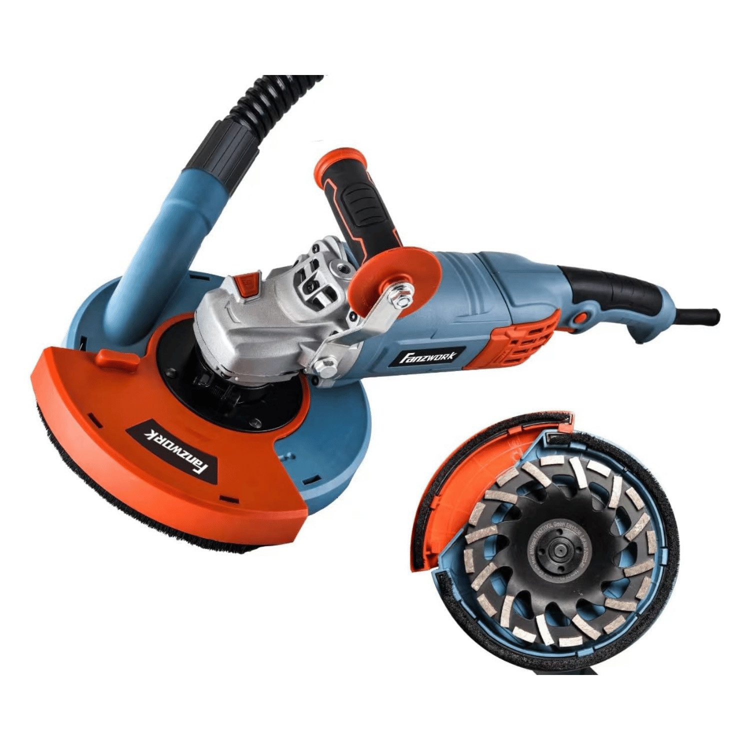 Fanzwork Winkelschleifer 1750W Betonschleifer inkl. Premium180mm günstig online kaufen