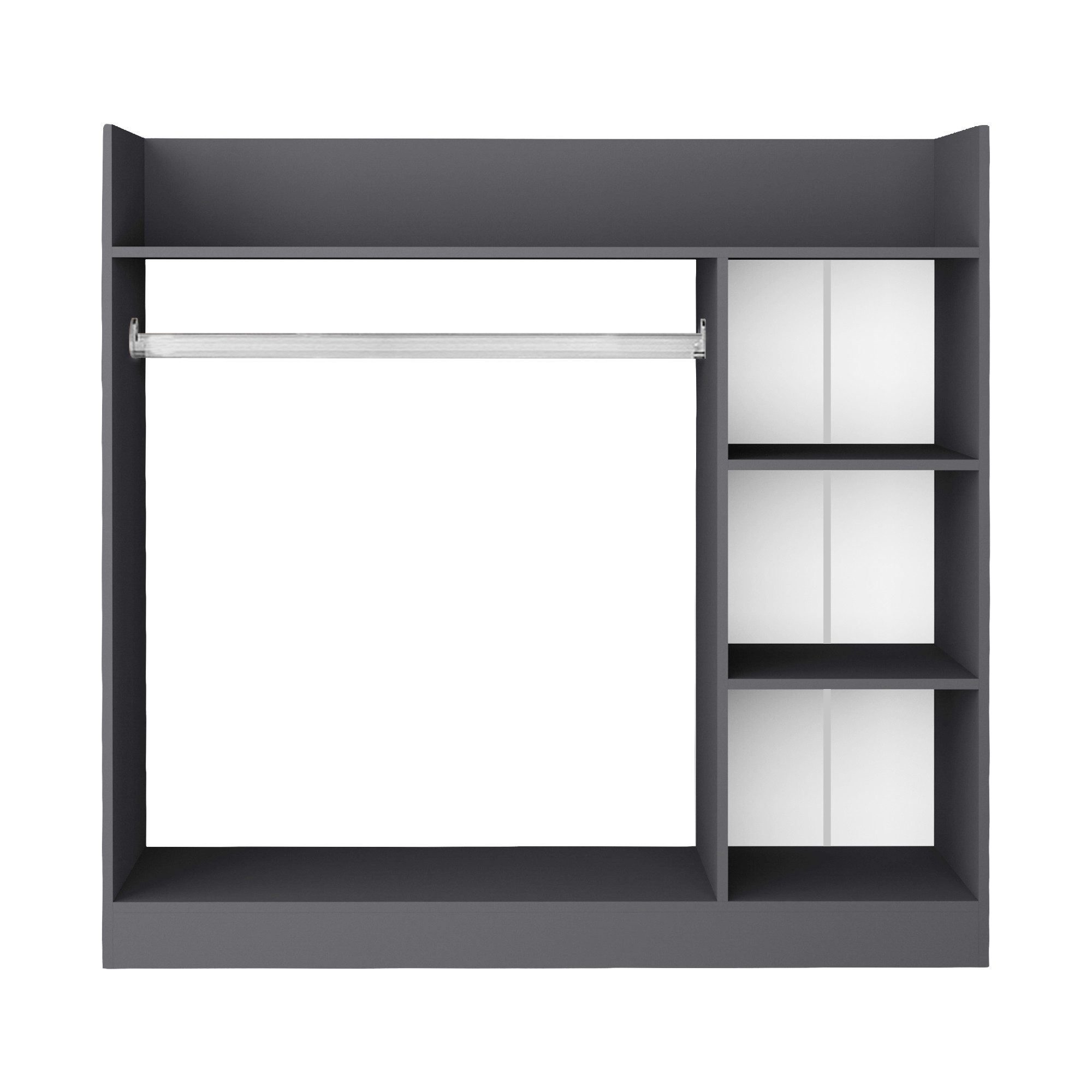 VCM Kleiderschrank Palosa M 115x118x35cm