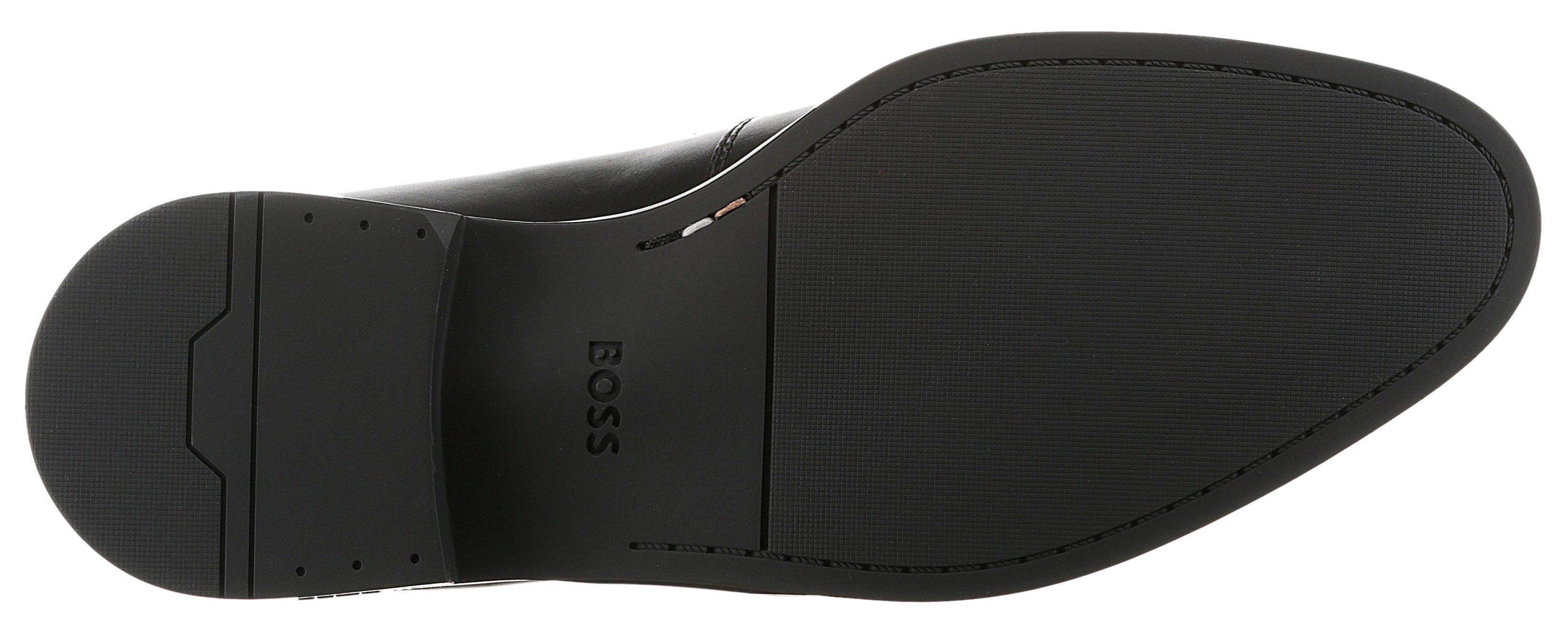 BOSS Tayil Loafer, Slipper, Schlupfschuh, Business-Schuh, Anzugschuh mit Blockabsatz