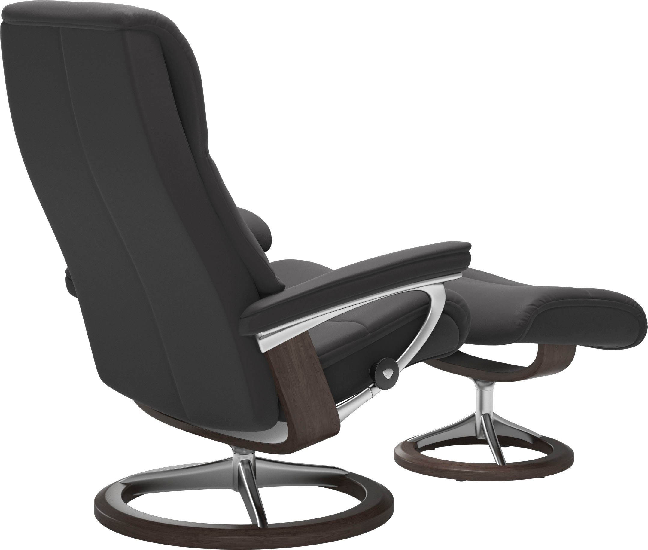 View, Stressless® Base, Relaxsessel Wenge M,Gestell Signature mit Größe