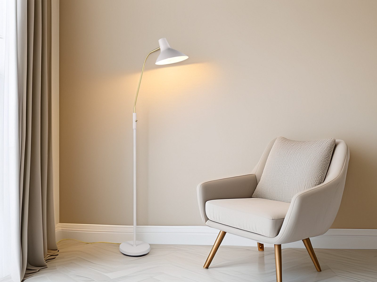 TRIO Leuchten LED Stehlampe, Dimmfunktion, LED günstig online kaufen