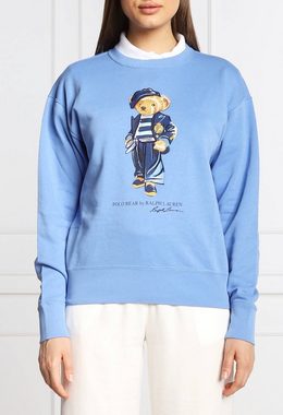 Ralph Lauren Sweatshirt POLO RALPH LAUREN Bear Paris Bär Sweatshirt Sweater Pullover Pulli L