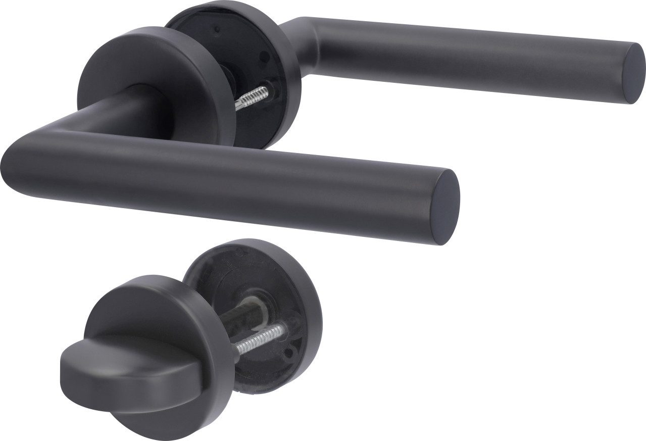 Alpertec Zimmertür Alpertec WC-Türgriff-Garnitur Rosette Fair I