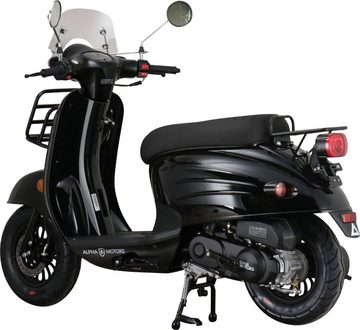 Alpha Motors Motorroller Adria, 50 ccm, 45 km/h, Euro 5, inkl. Windschild