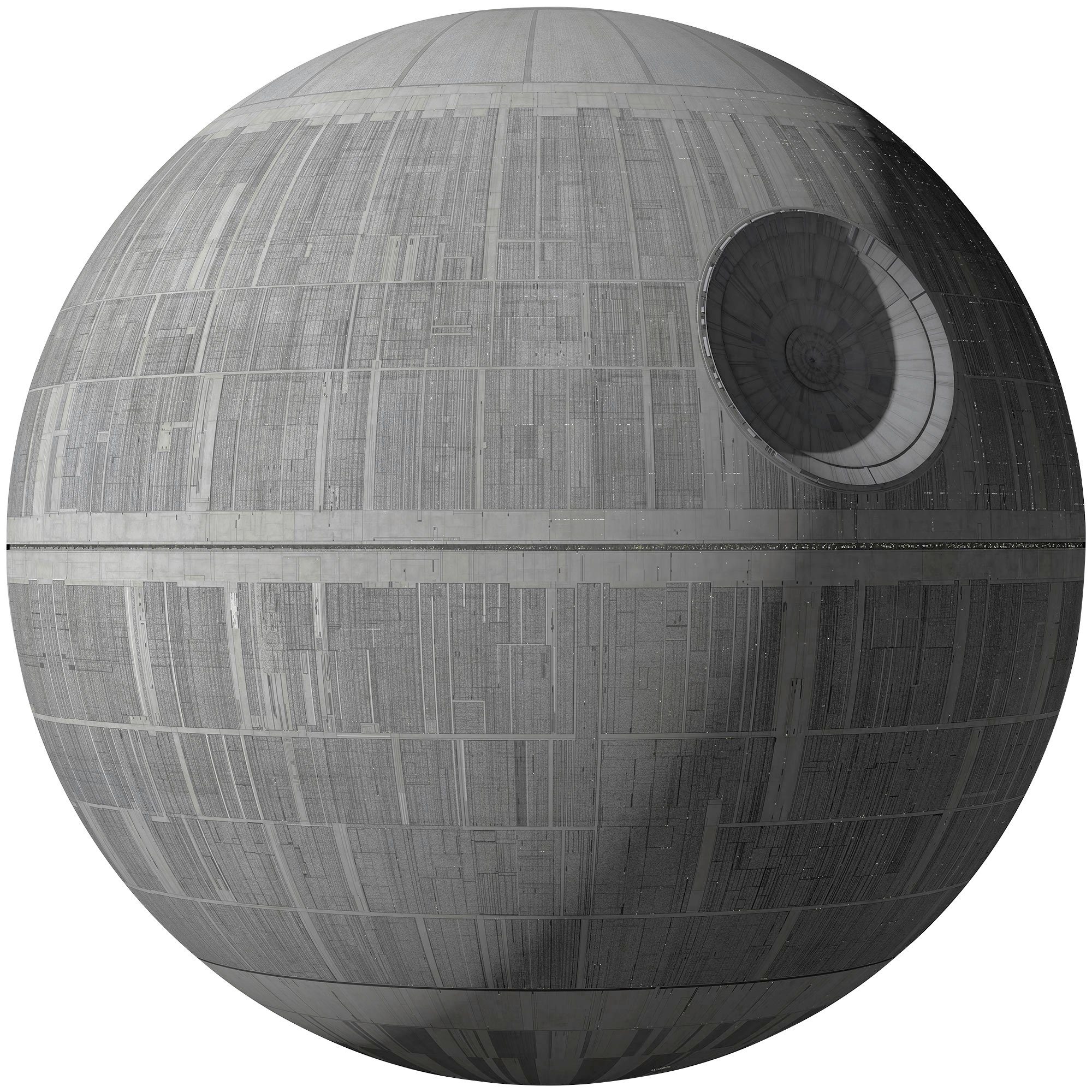 Komar Vliestapete Selbstklebende Vlies - Star Wars XXL Death Star - Größe 127 x 127 cm, glatt, bedruckt, (1 St), Kinderzimmer