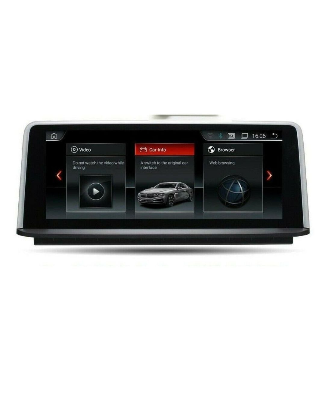 GABITECH 10.2" Android Carplay Autoradio für BMW F30 F31 F32 F33 F80 F82 NBT Autoradio (FM / AM-Radio, RDS, DAB+ Optional, kompatibel mit Original Display 6.5, 8.8 oder 10.25 Zoll)