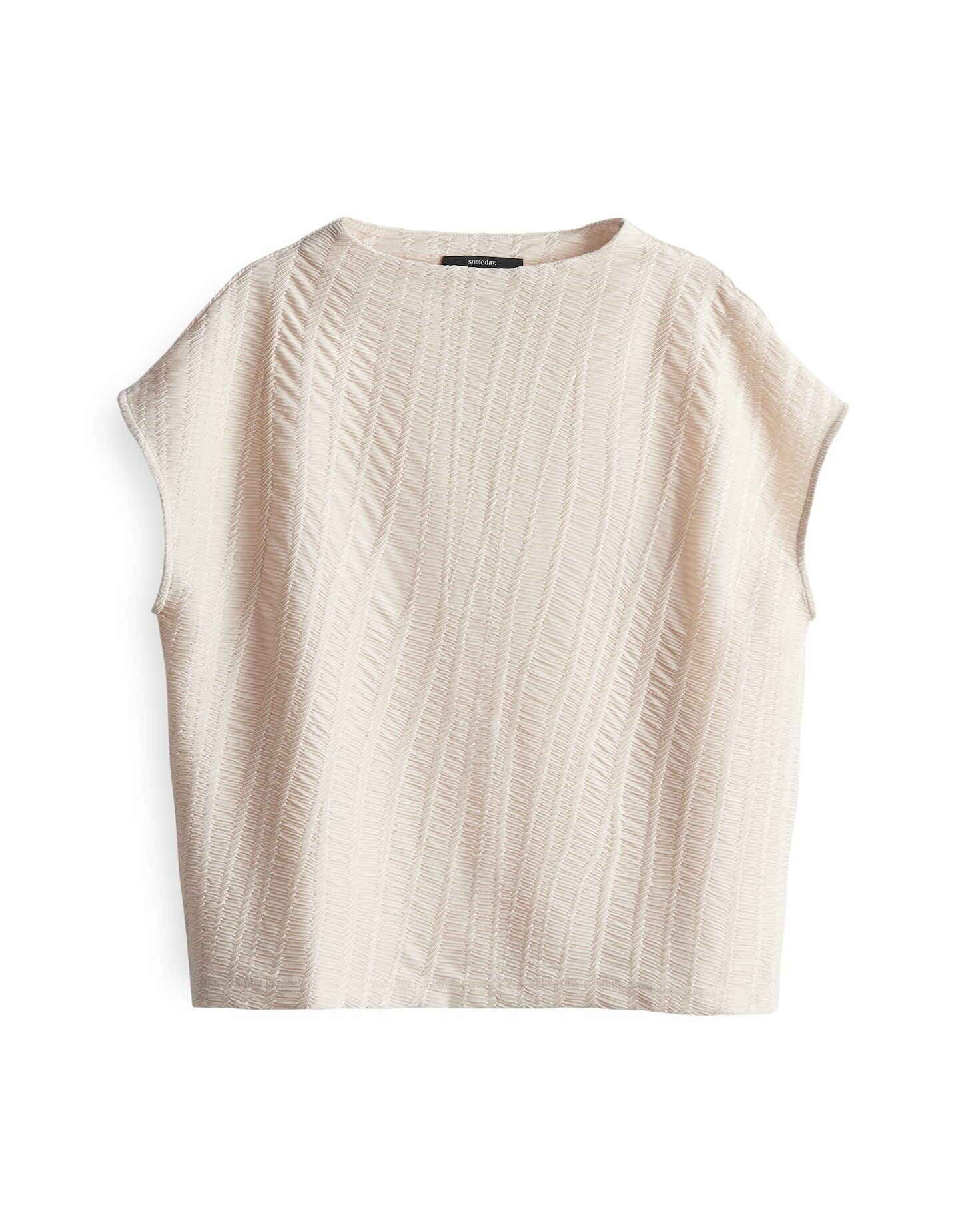 Kurzarmshirt KILAJA RESORT Regular mit 3D Struktur