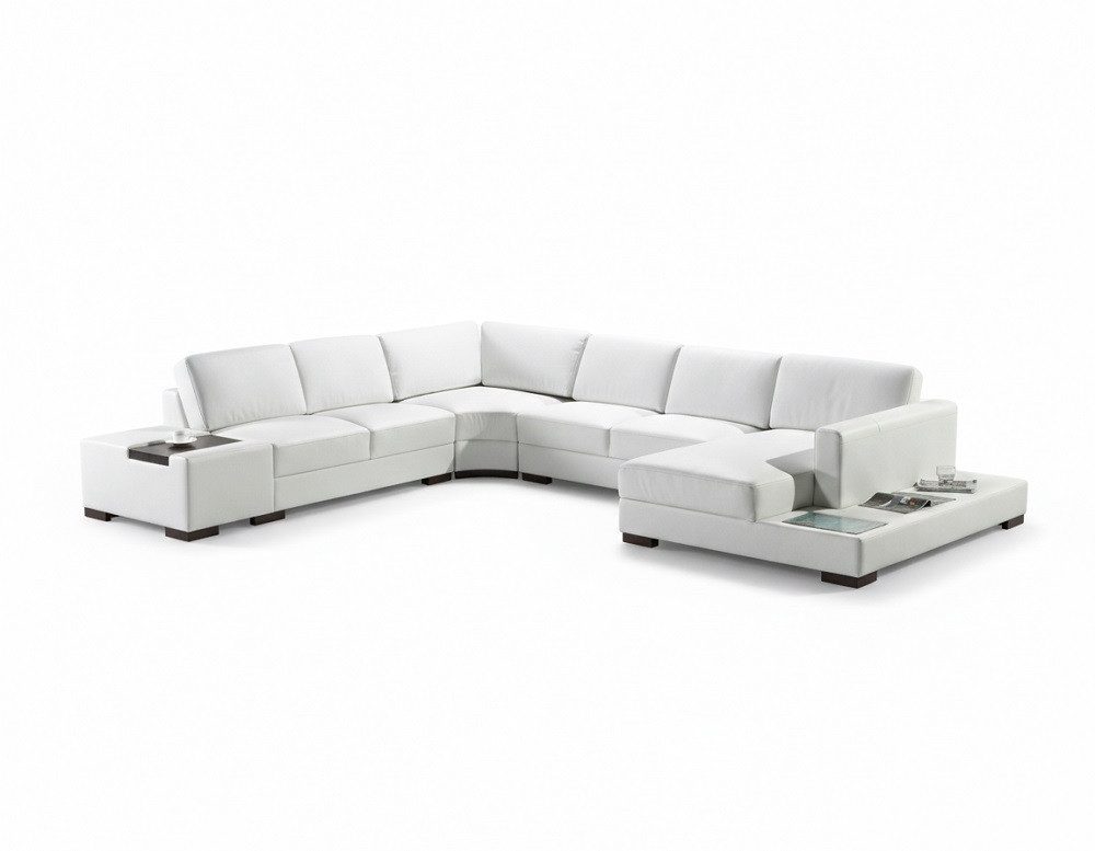 JVmoebel Wohnlandschaft Ledersofa Ecksofa Sofa Polster Sitz Eckgarnitur XXL Sofas Sofort, 1 Teile, Made in Europa