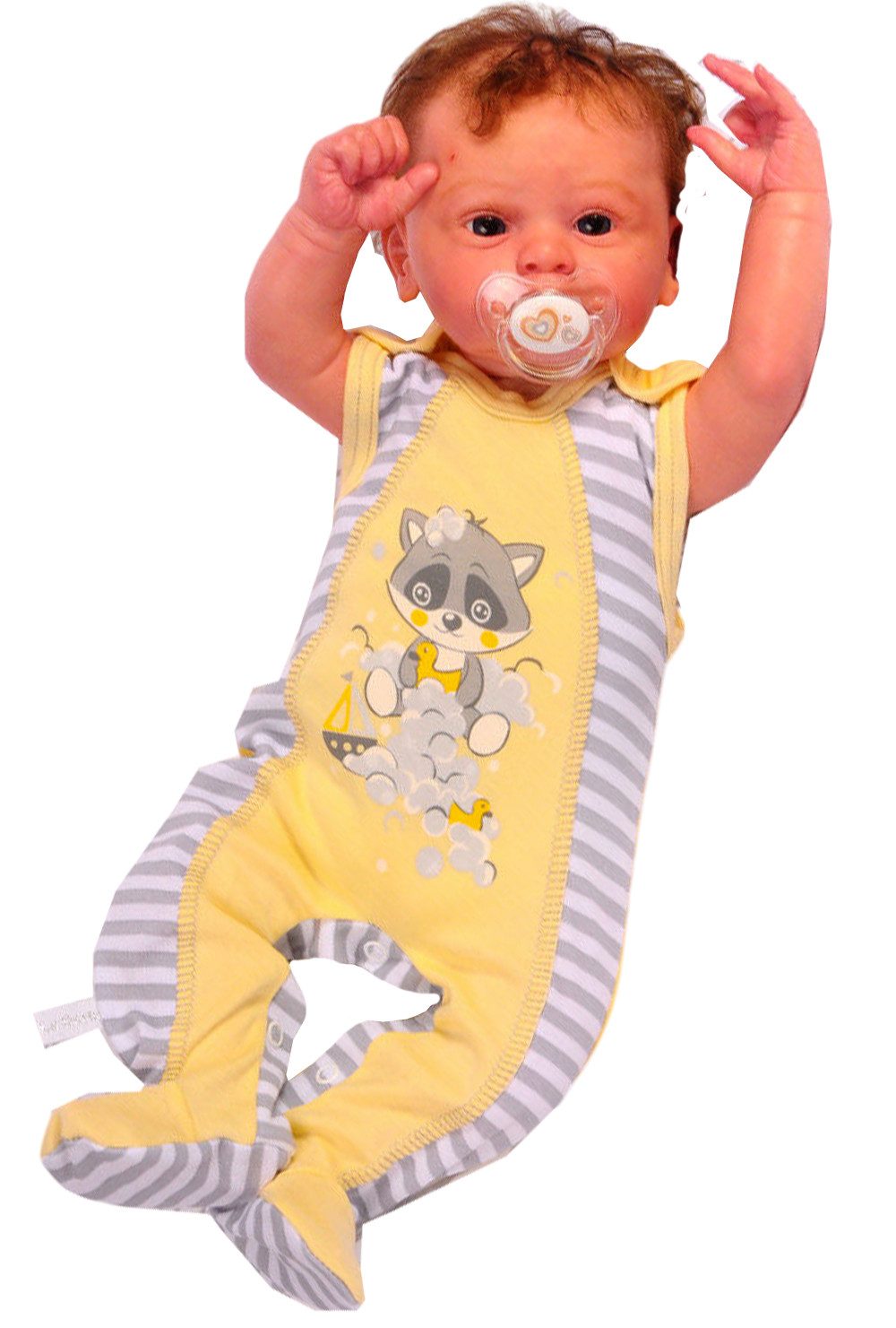 La Bortini Erstausstattungspaket Baby Set 22 Teile Body Hose Strampler Strumpfhosen Shirt Socken aus Baumwolle, 44 50 56 62 Spucktücher Sabbertuch