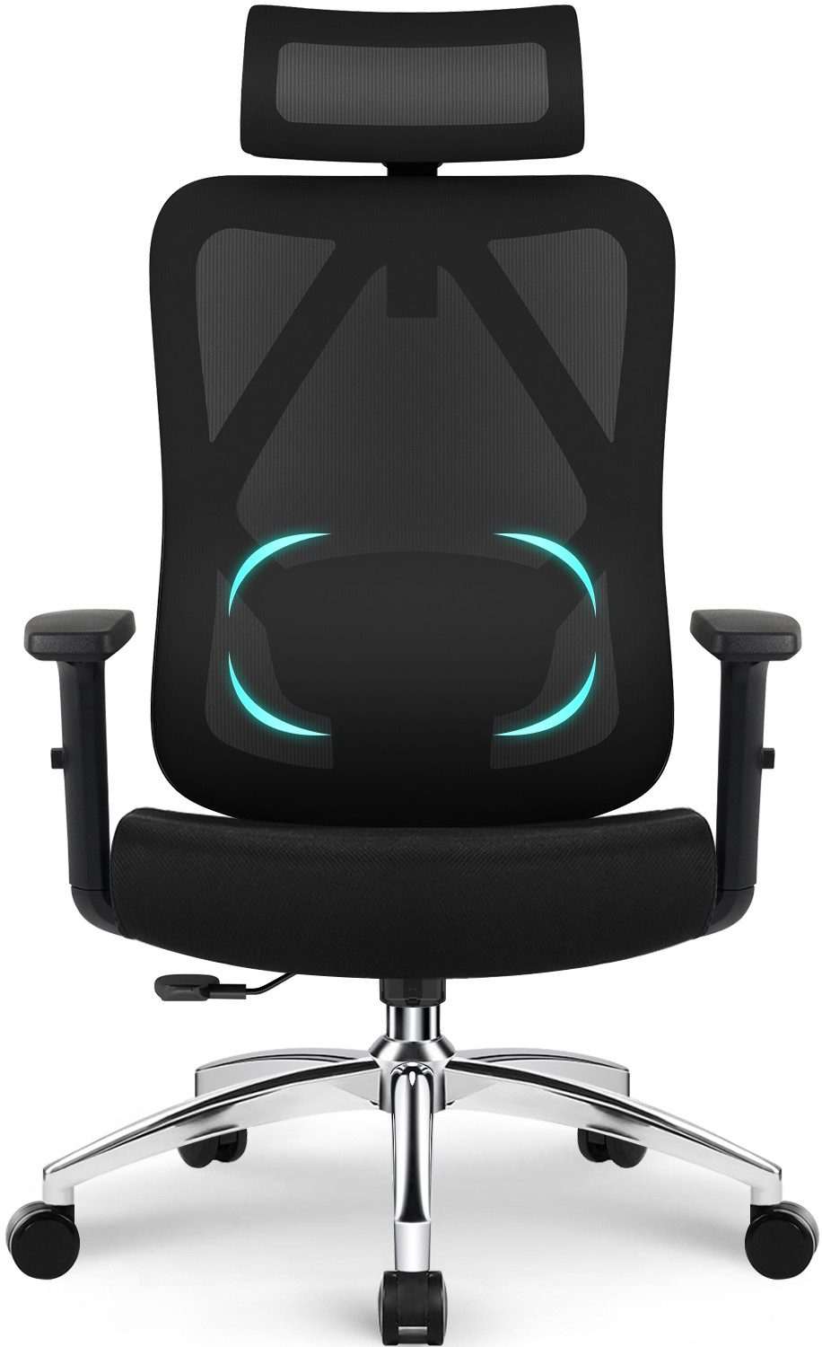 Lexzurn Bürostuhl Bürostuhl ergonomisch, Schreibtischstuhl 3D Memory-Schaum günstig online kaufen