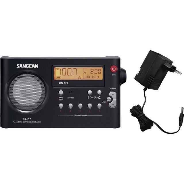 Sangean Sangean PR D7 Kofferradio UKW, MW Schwarz Radio  - Onlineshop OTTO