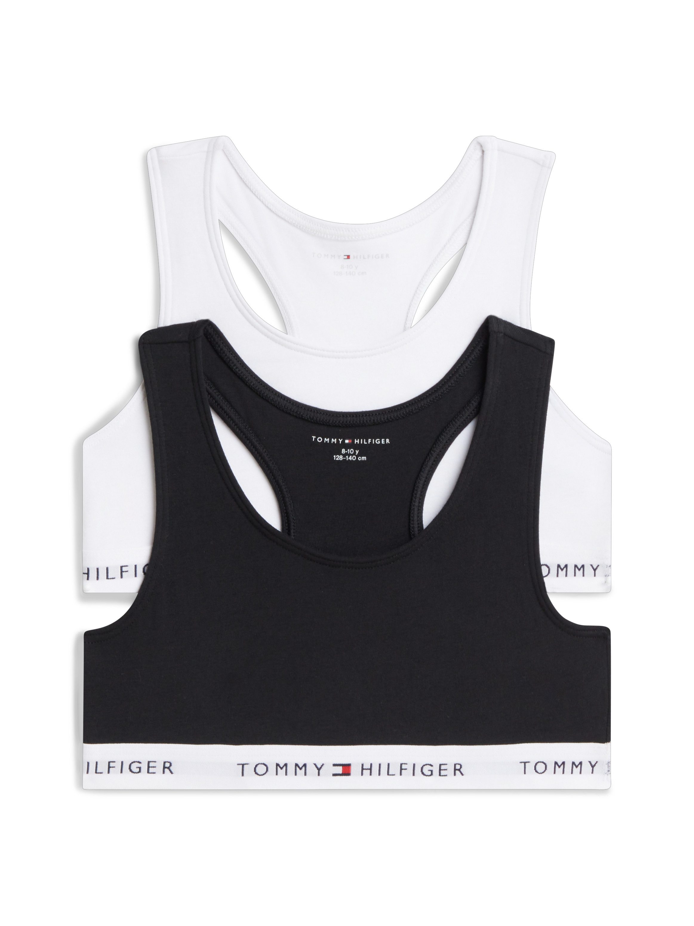 Tommy Hilfiger Underwear Bralette 2PK (2-tlg) Racerback-Bralettes mit Tommy-Logos