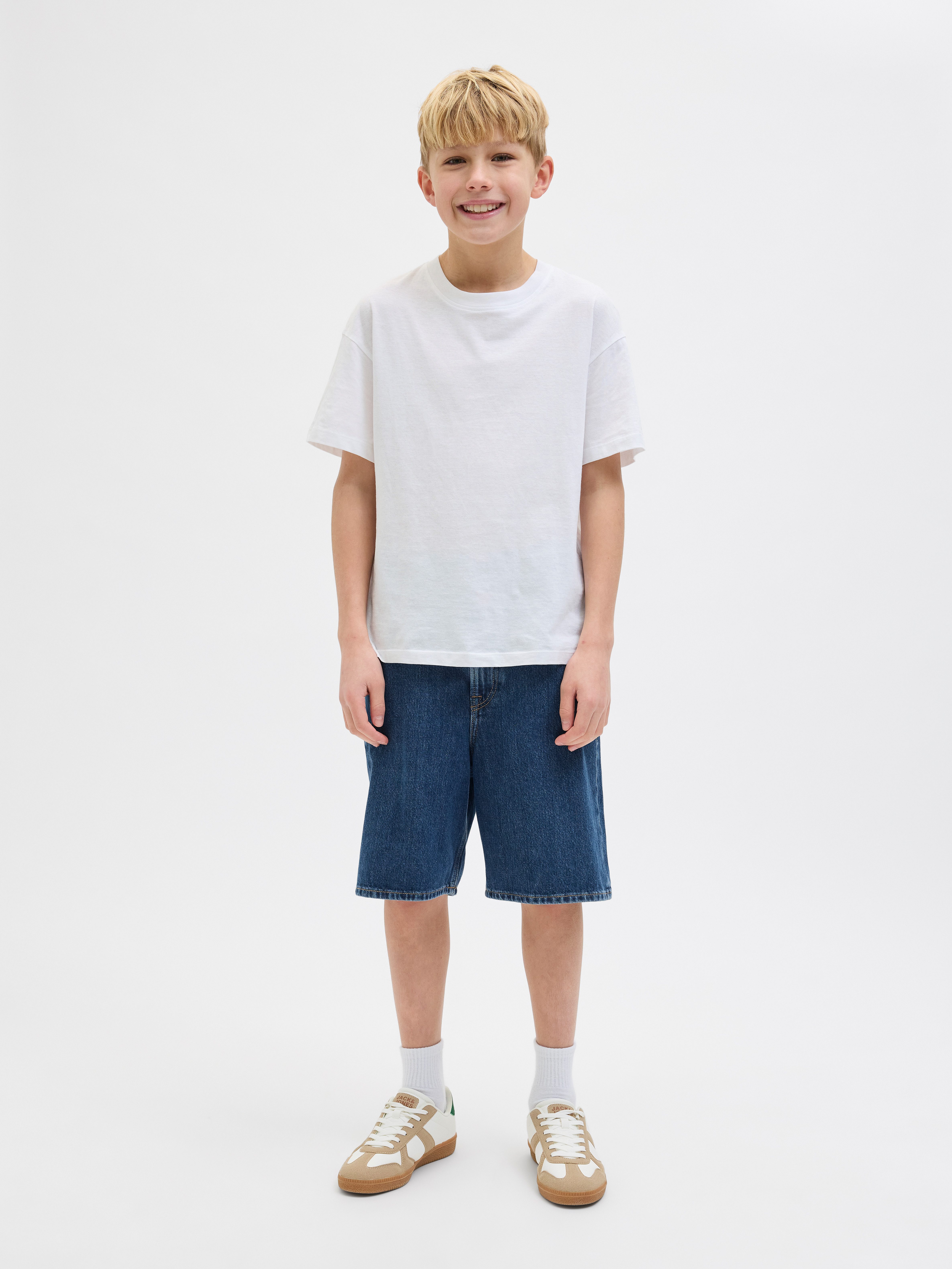 Jack & Jones Junior Shorts JJITONY locker geschnitten für angenehmes Tragegefühl unifarben, modisch, regular fit, Web