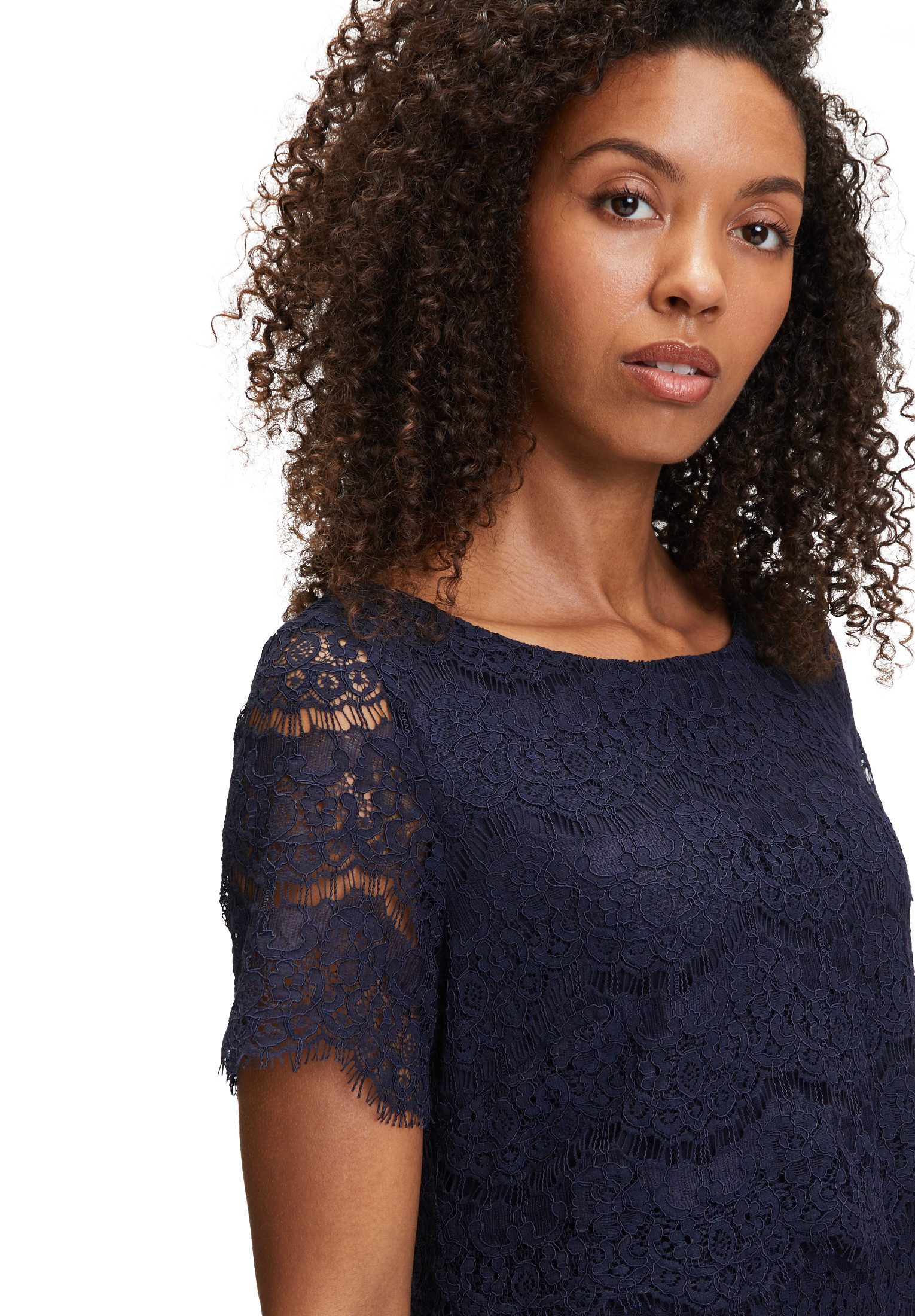 Vera Mont Spitzenkleid Damen kurzarm Spitze