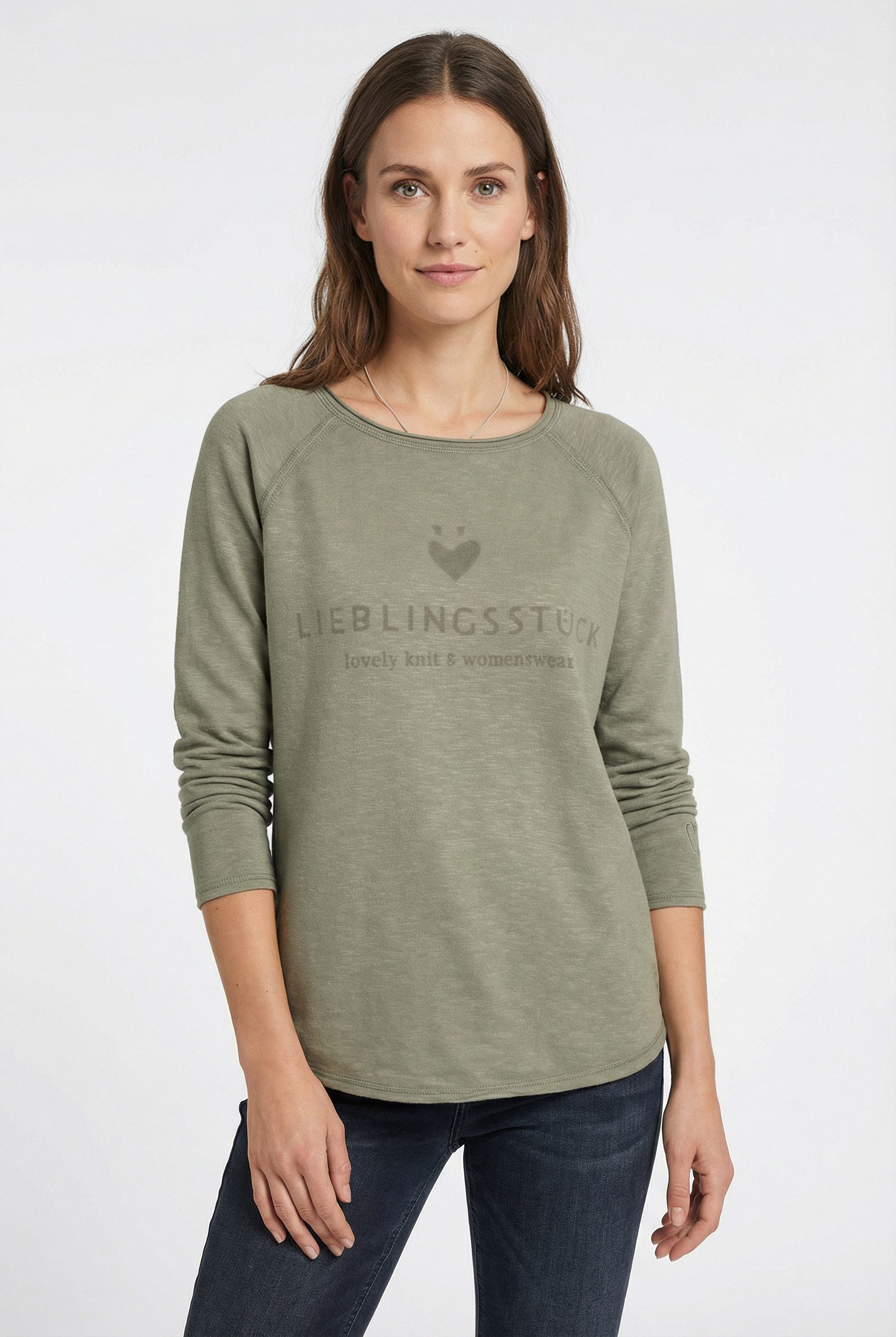 Lieblingsstück Sweatshirt CathrinaEP mit Logo-Print günstig online kaufen