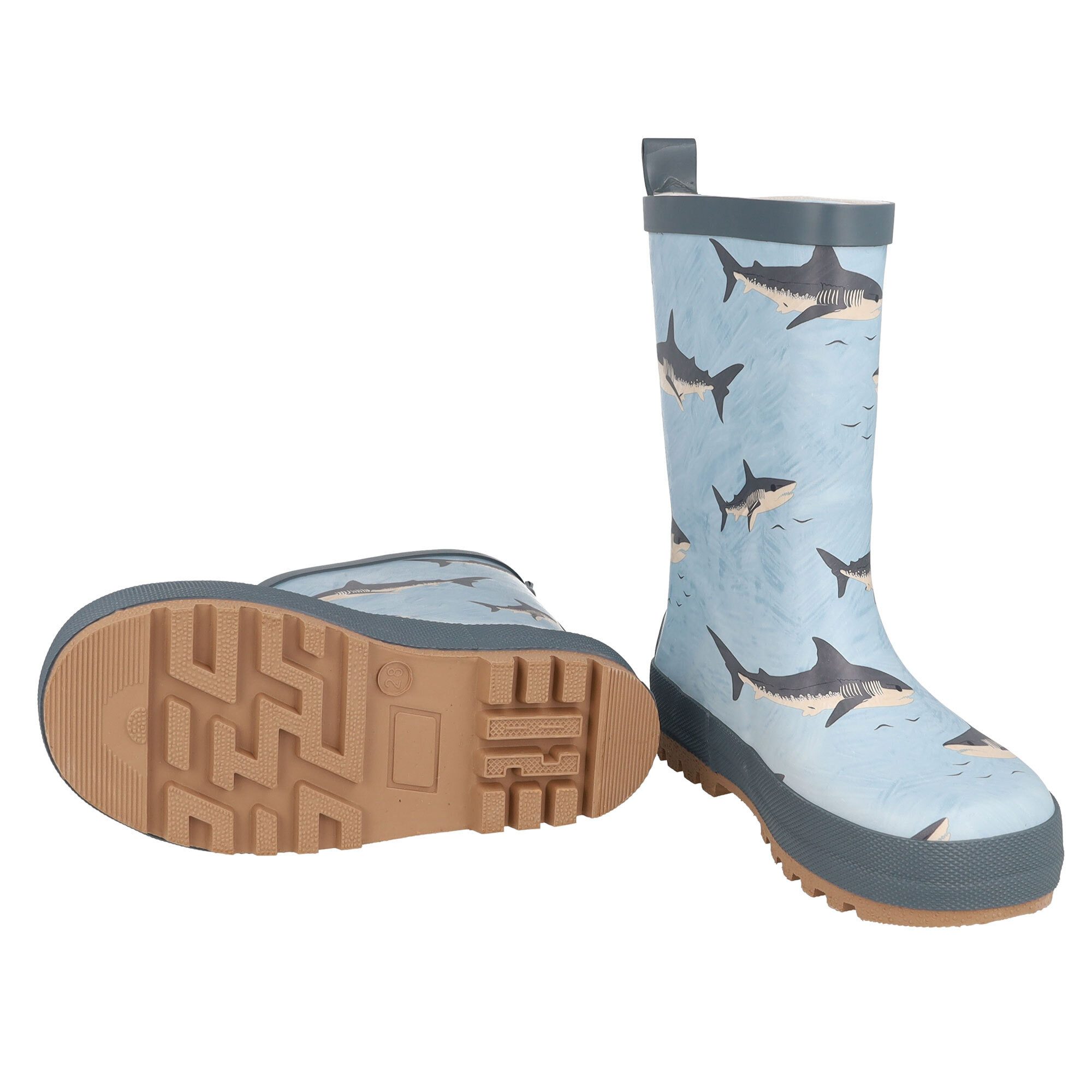 MAXIMO Gummistiefel Hai Reflekt 3M, Jerseyfutter Gummistiefel (2-tlg)