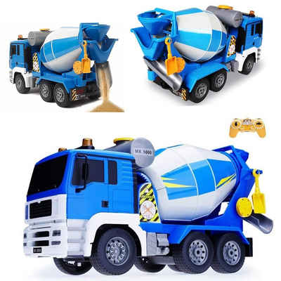 COIL RC-Bagger RC Ferngesteuertes Betonmischer, Mixer Cement Truck, 1:20, 2,4 GHz, Ferngesteuert, LED, Maße: 40 x 13.5 x 21 cm