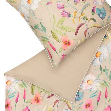 Bettwäsche Fiori, SCHÖNER WOHNEN-Kollektion, Satin, 2 teilig, aus nachhaltigerer Baumwolle