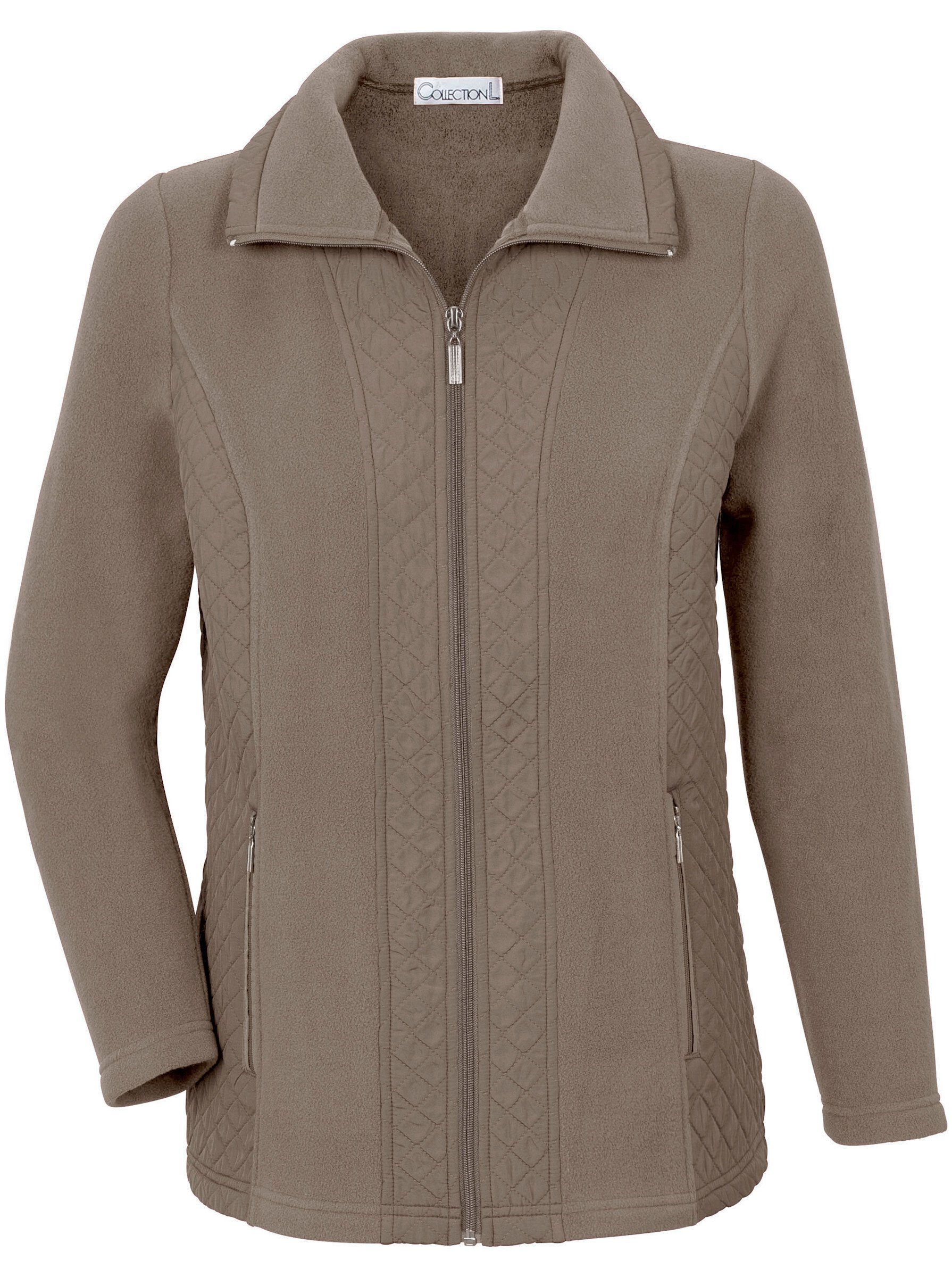 WEIDEN WITT taupe Fleecejacke